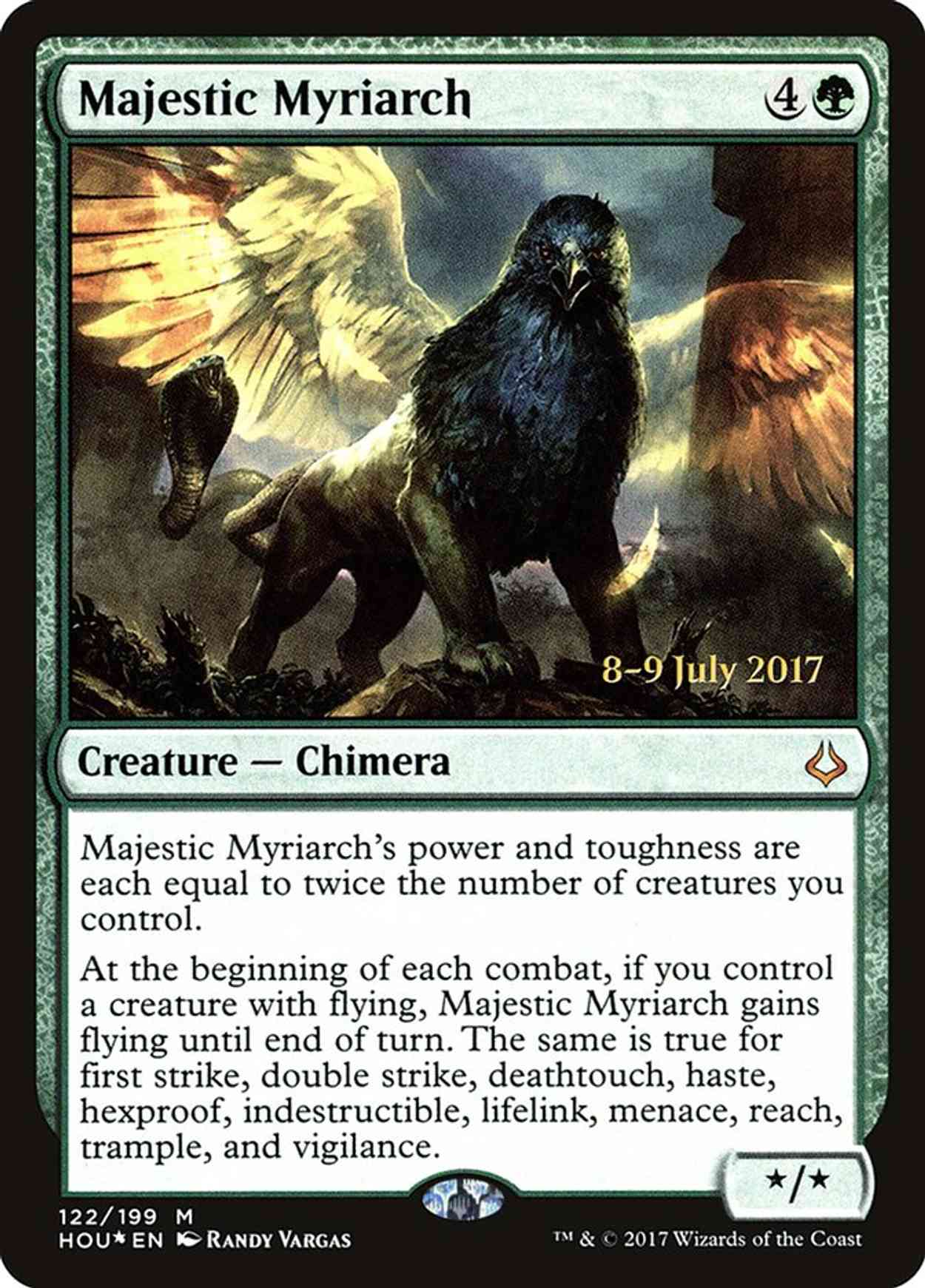 Majestic Myriarch magic card front