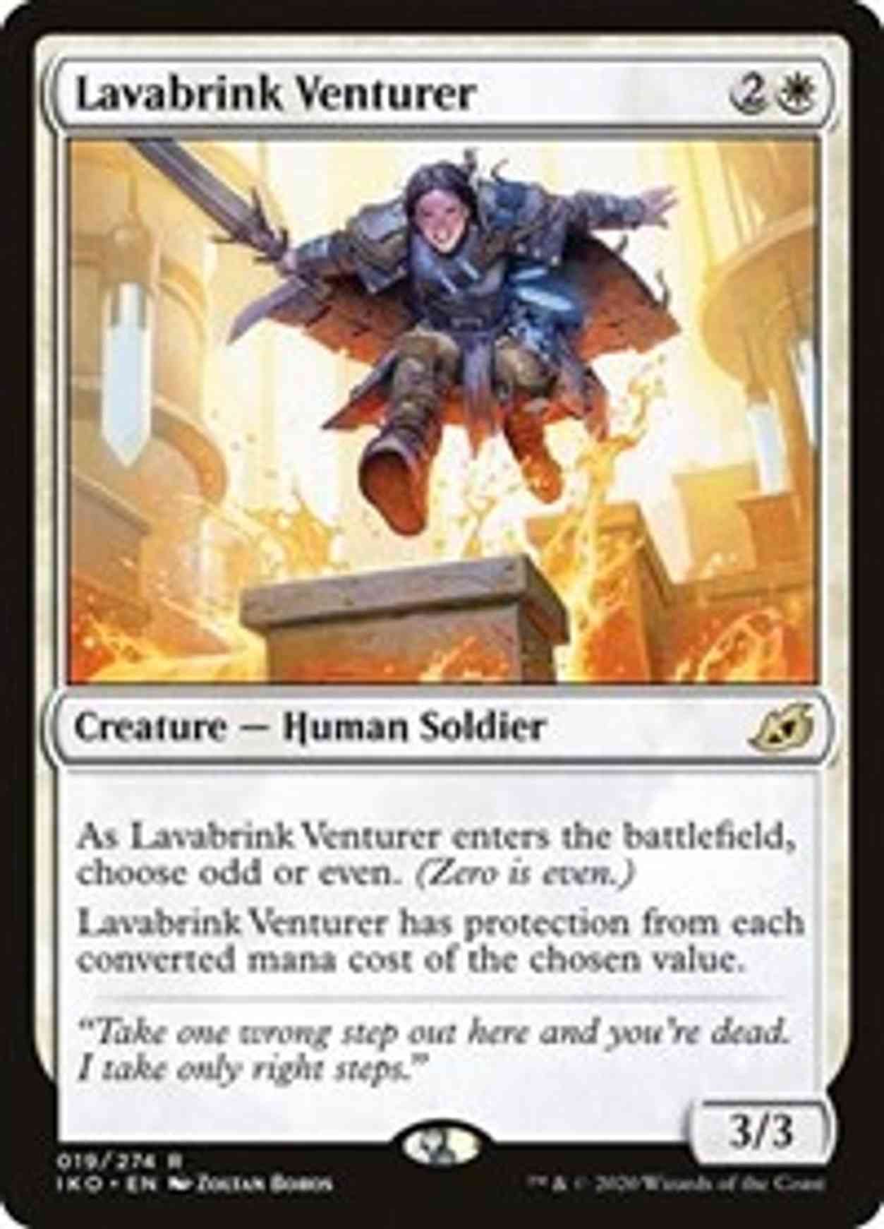 Lavabrink Venturer magic card front
