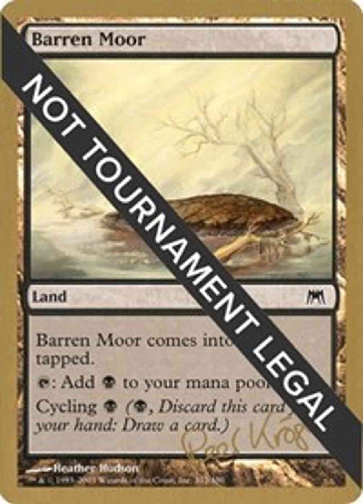 Barren Moor - 2003 Peer Kroger (ONS) magic card front