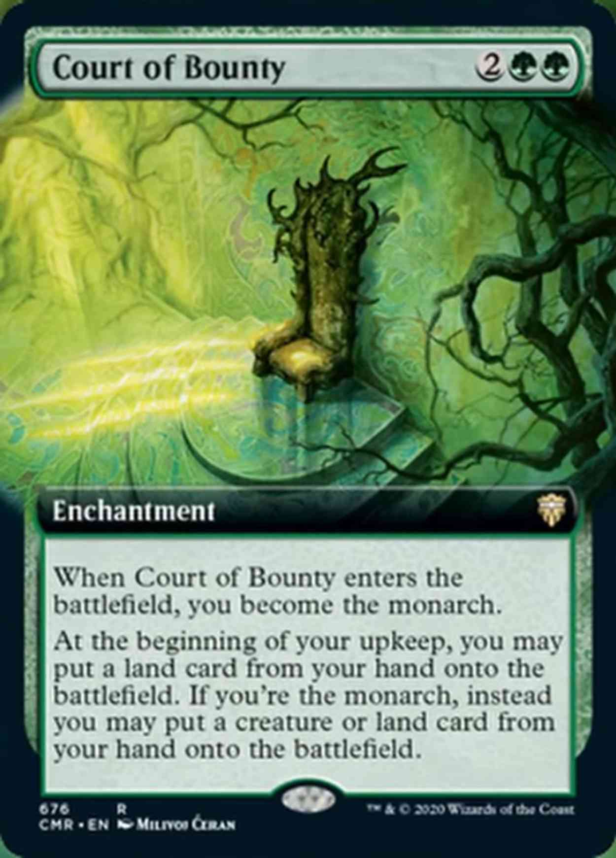 Court of Bounty (Extended Art) magic card front
