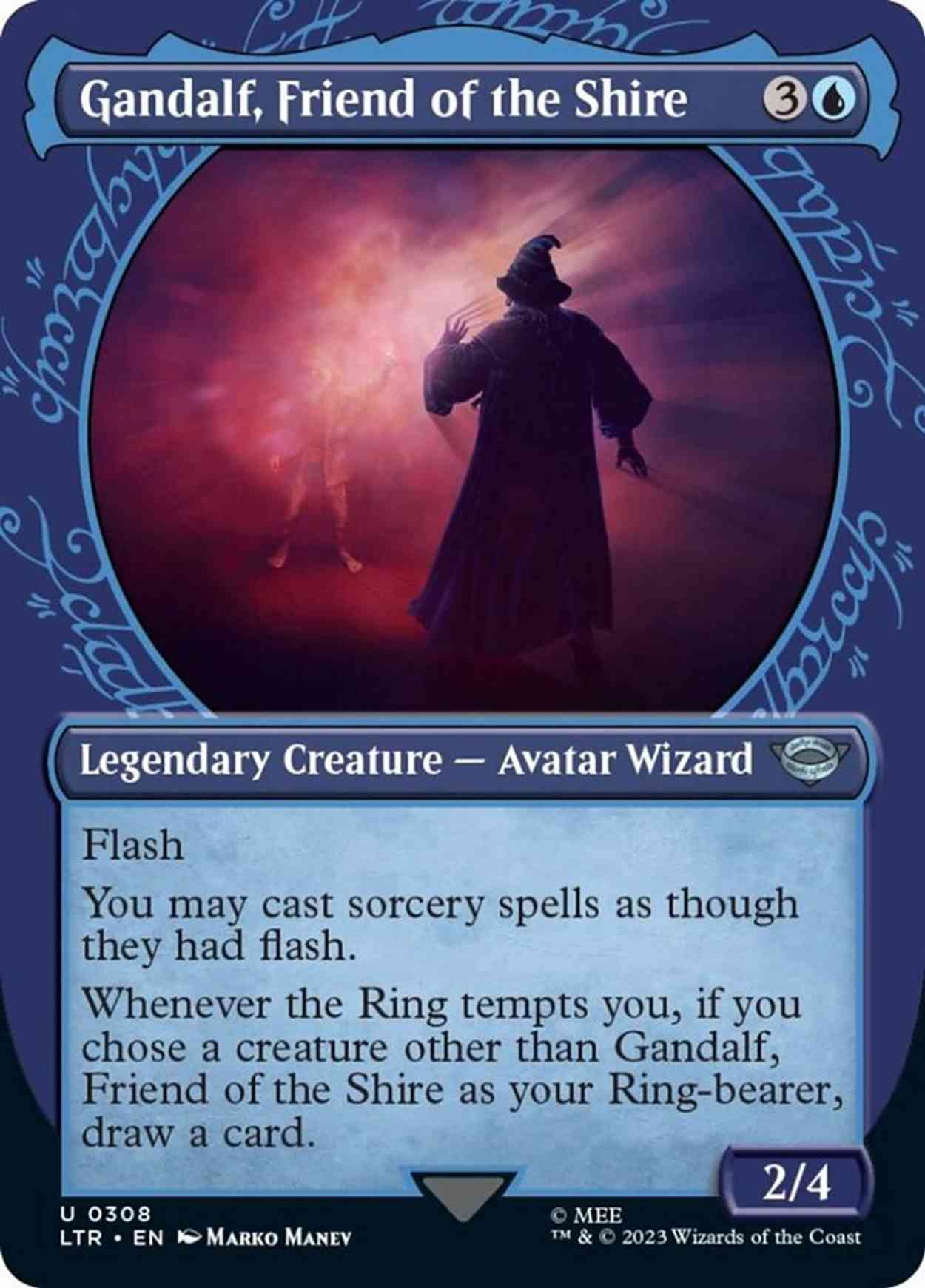 Gandalf, Friend of the Shire (Showcase) magic card front