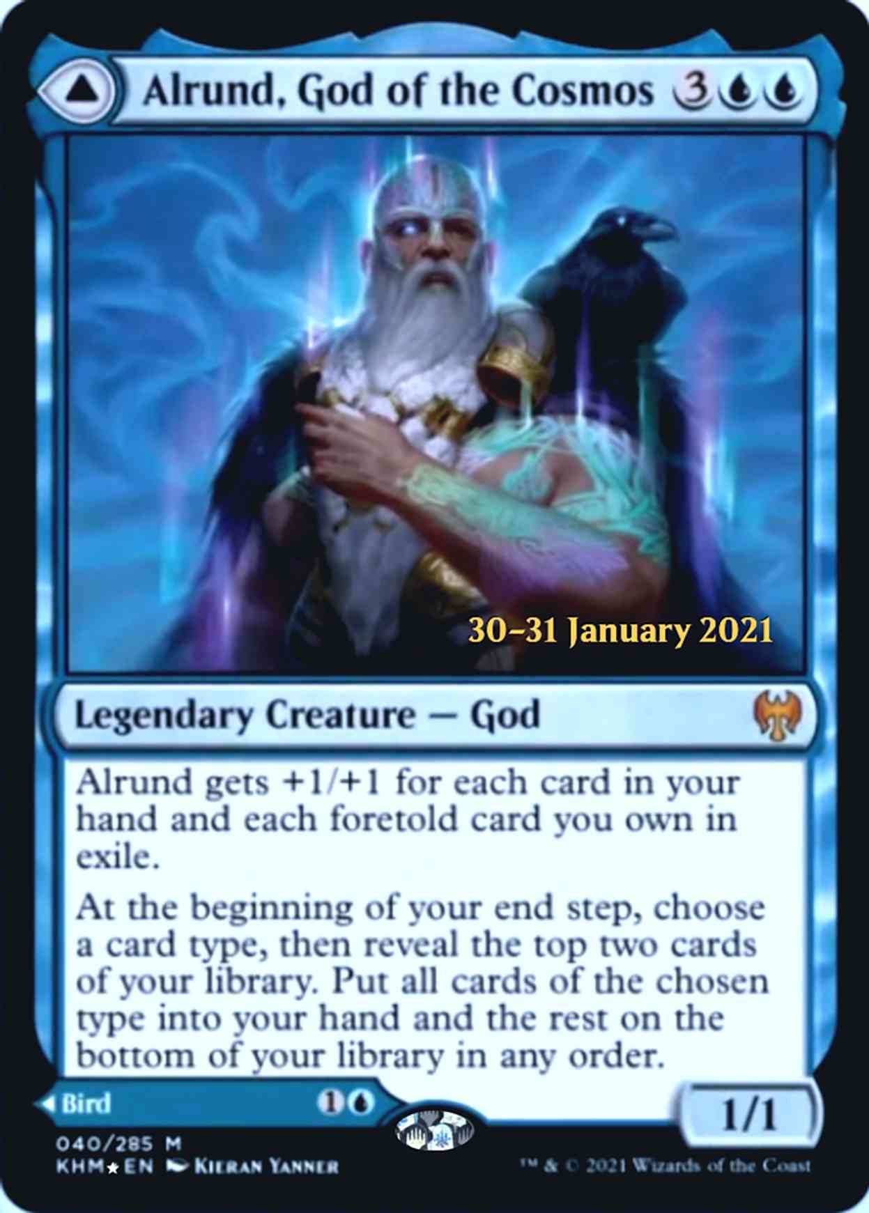 Alrund, God of the Cosmos magic card front
