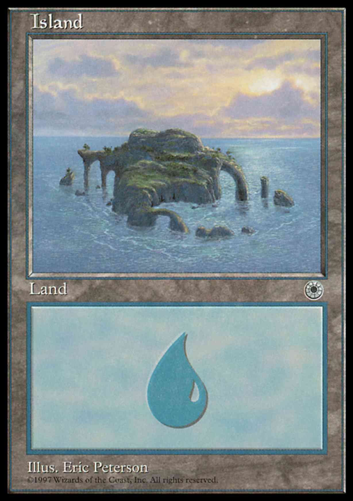 Island (Sea Arch) magic card front