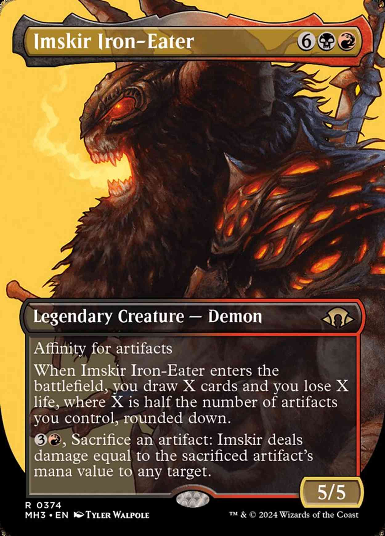 Imskir Iron-Eater (Borderless) magic card front