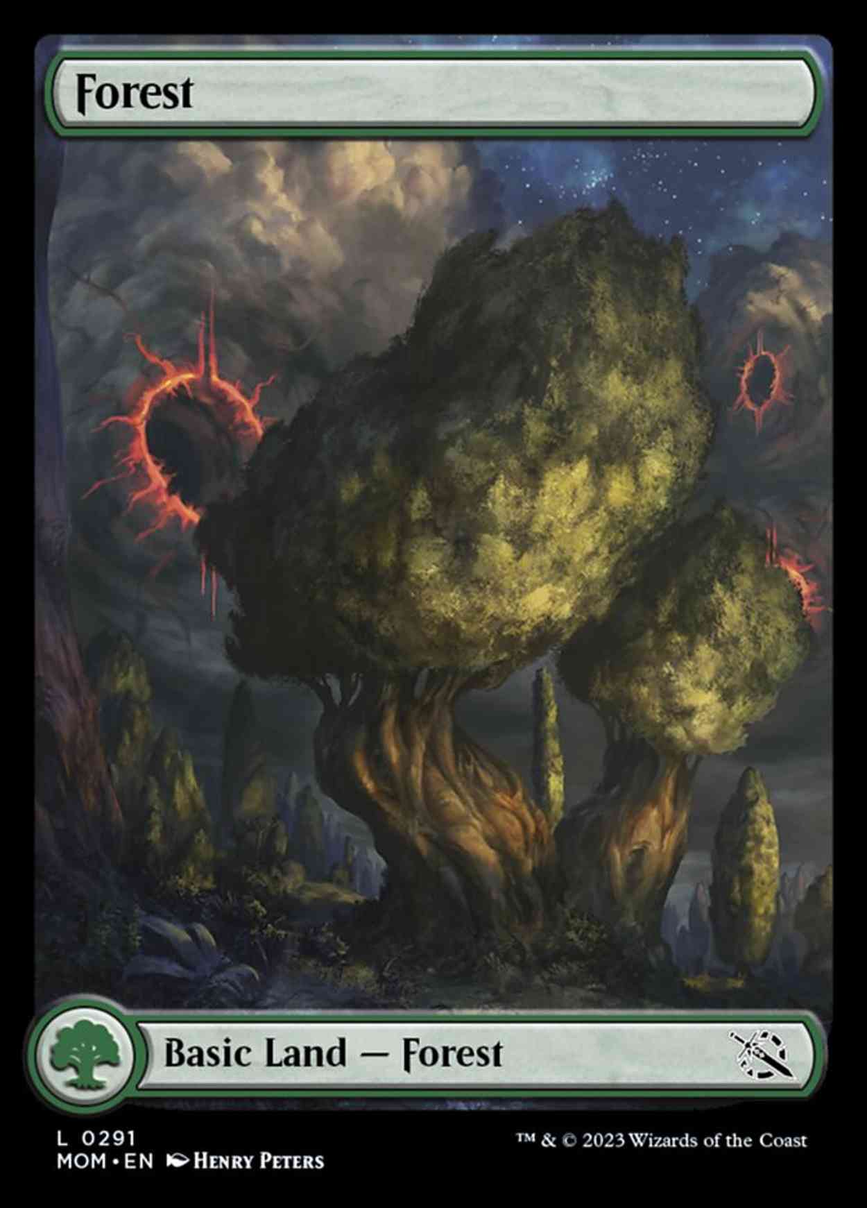 Forest (0291) magic card front