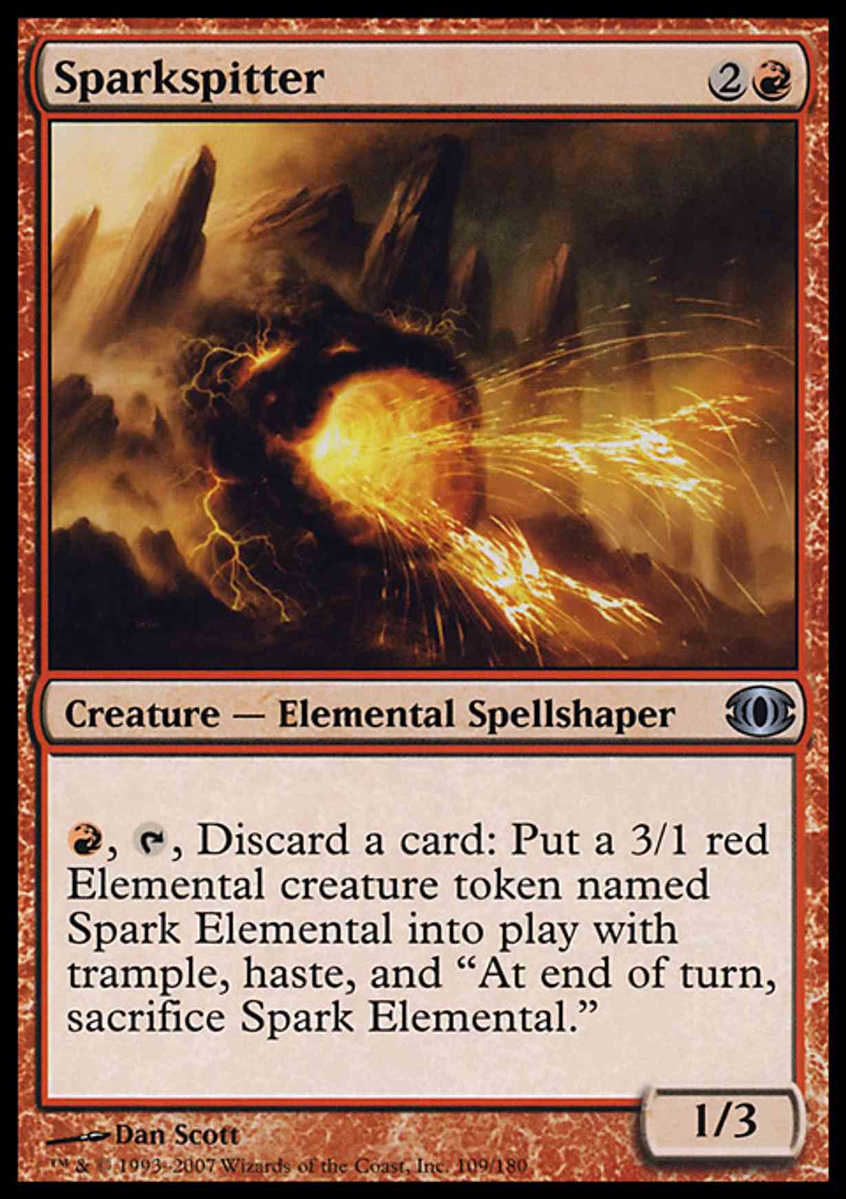 Sparkspitter magic card front