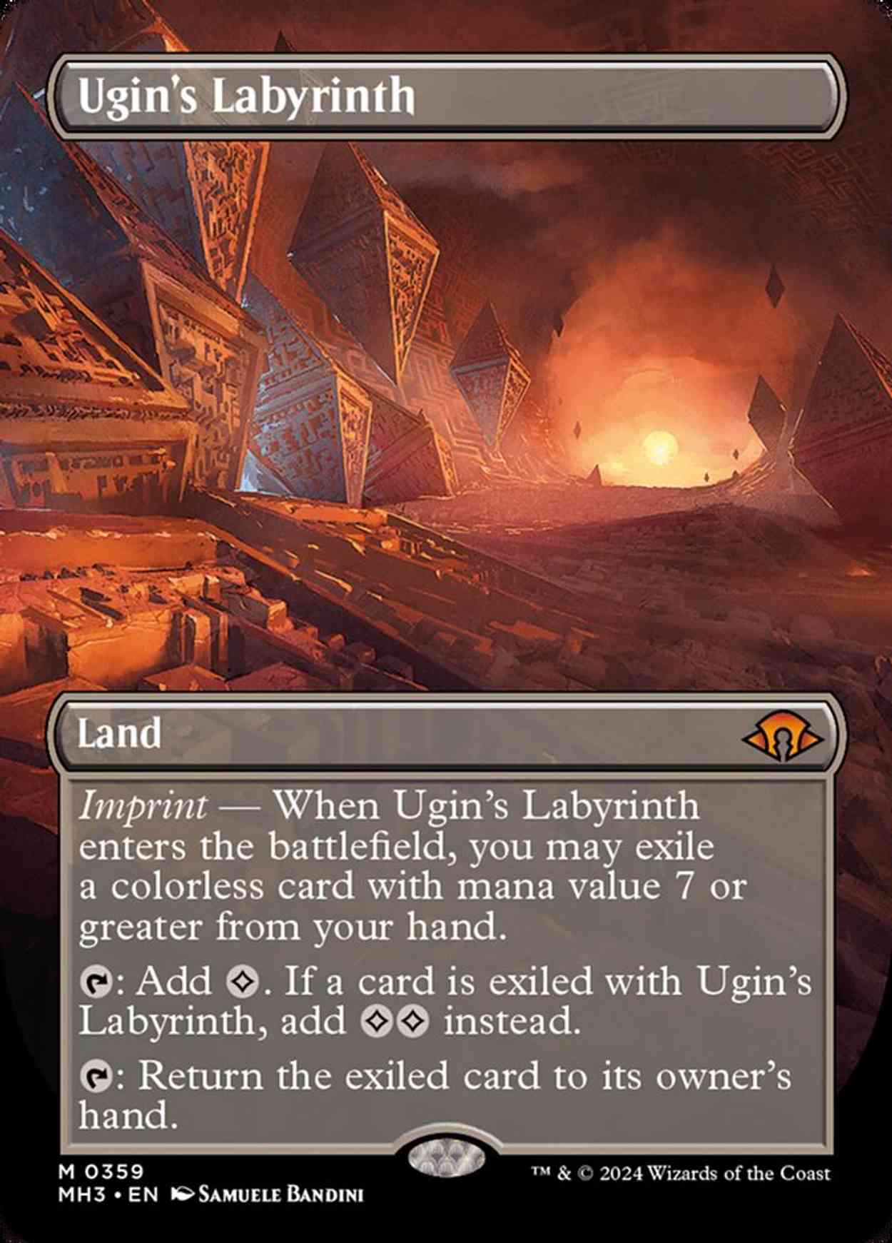 Ugin's Labyrinth (Borderless) Price from mtg Modern Horizons 3