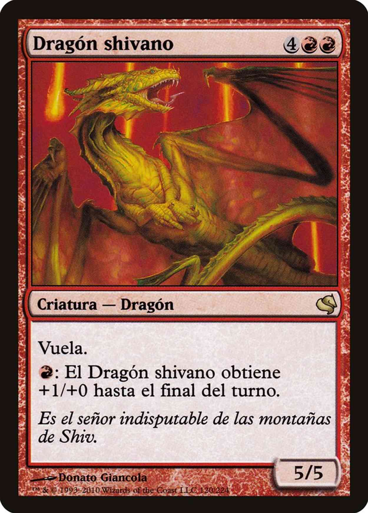 Shivan Dragon (Retro Frame) magic card front