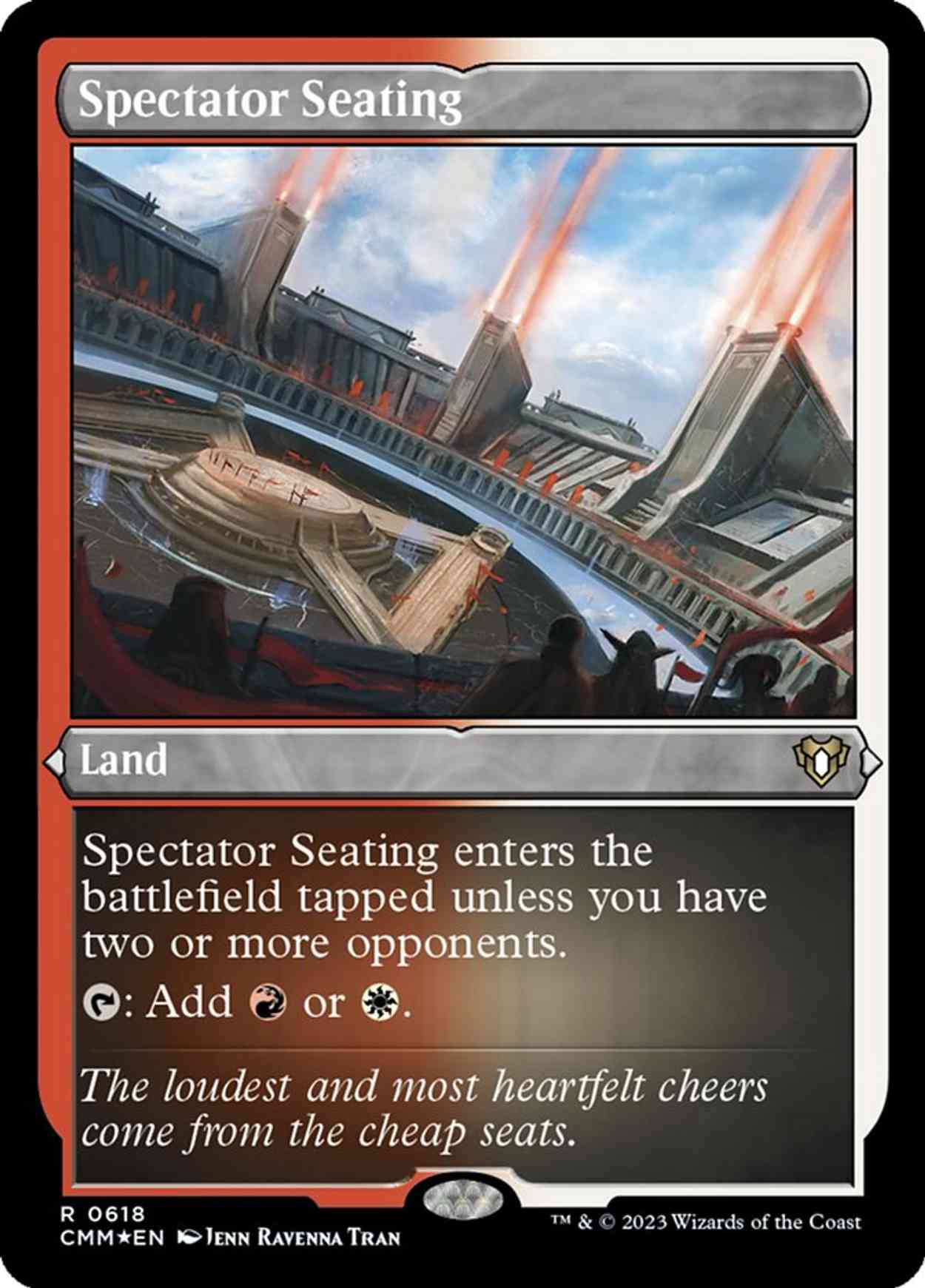 Spectator Seating (Foil Etched) magic card front