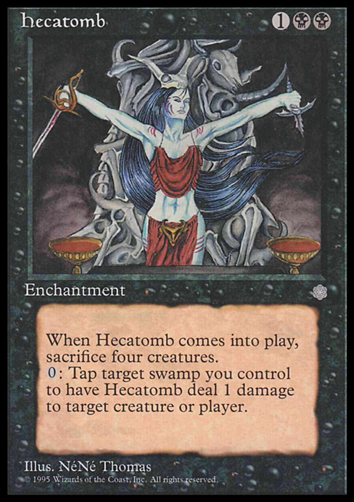 Hecatomb magic card front