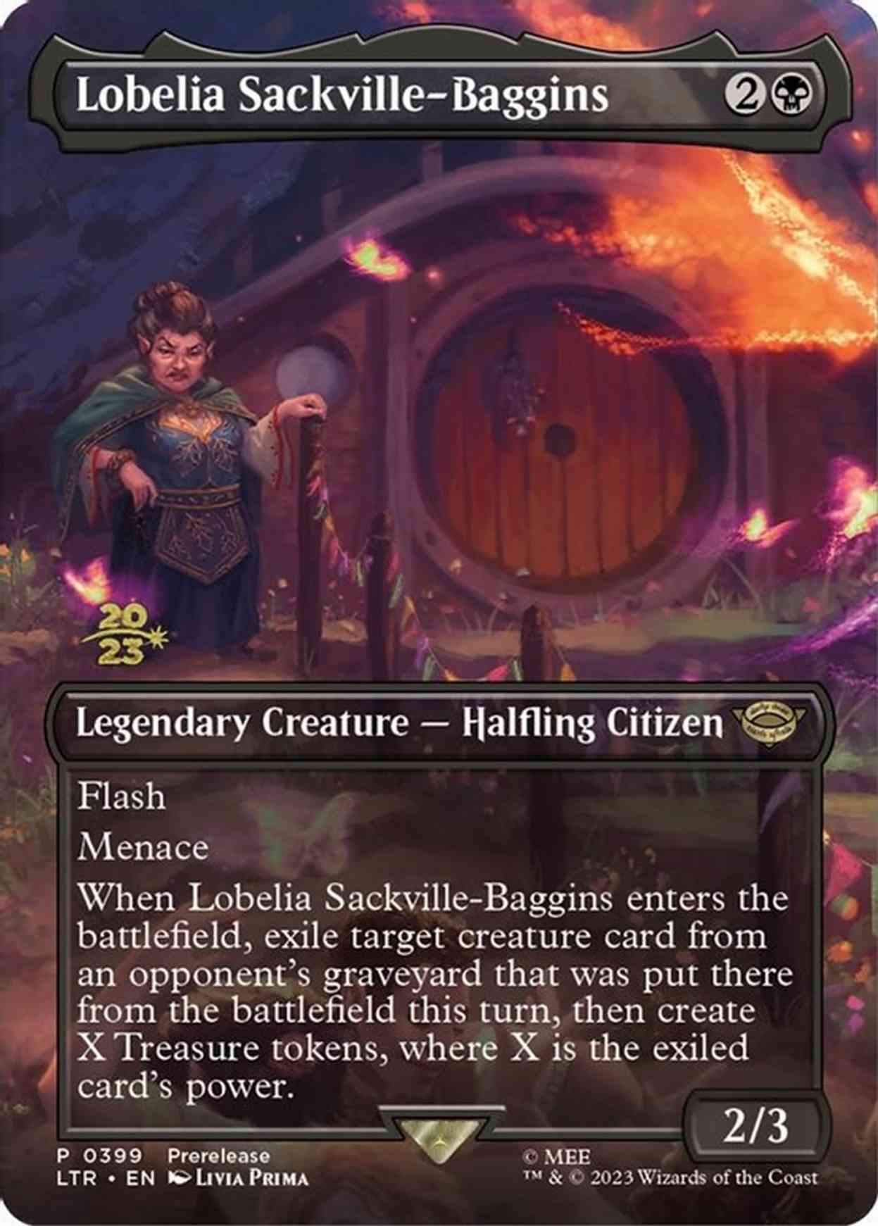 Lobelia Sackville-Baggins (0399) magic card front