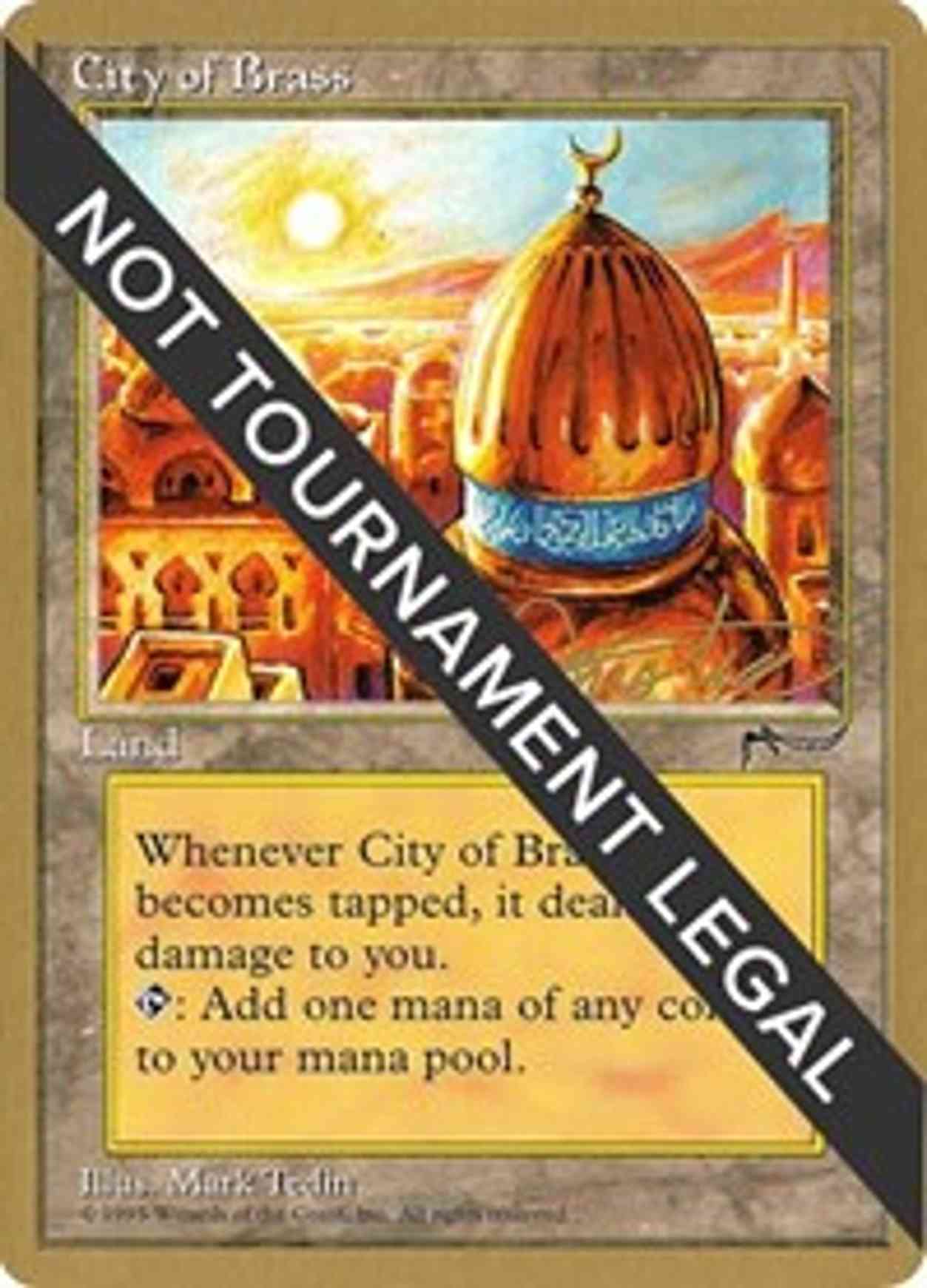 City of Brass - 1996 George Baxter (ARN) magic card front