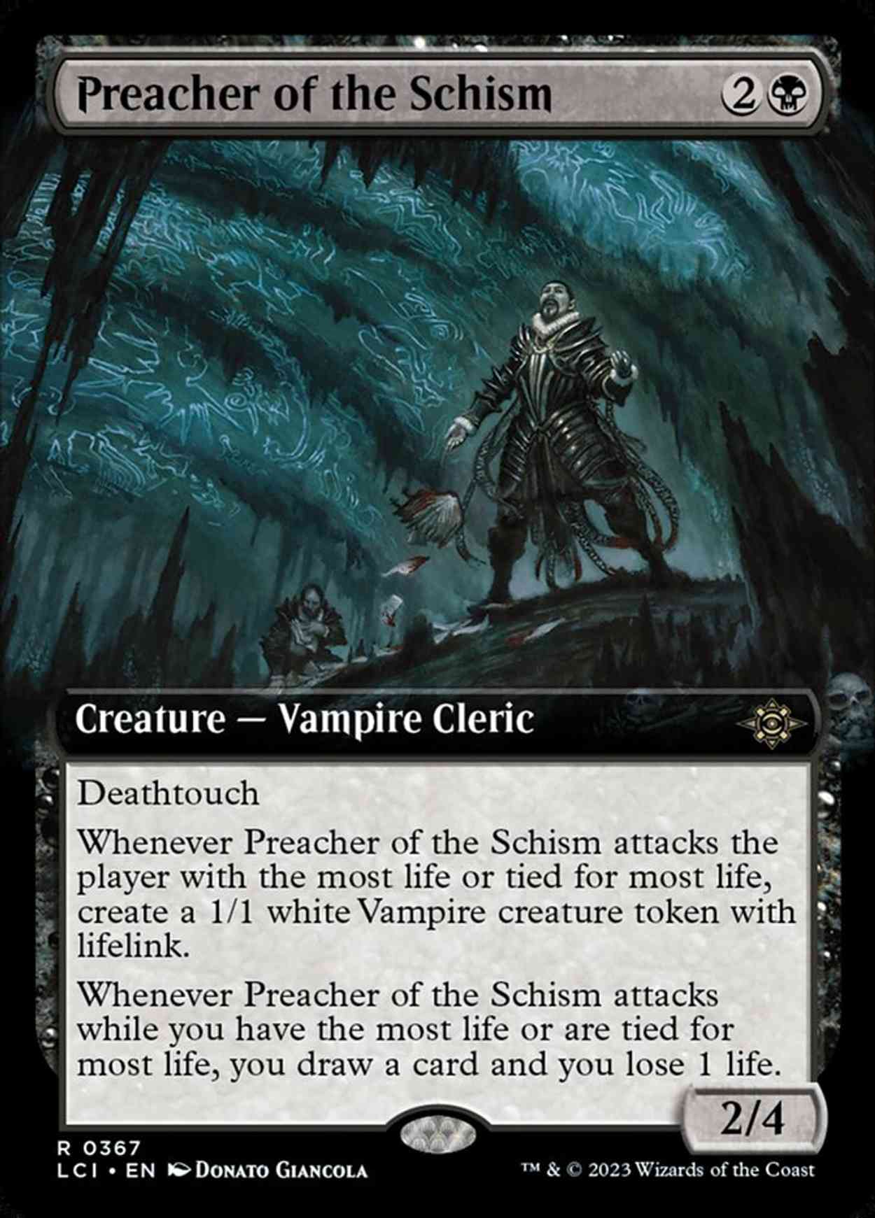 Preacher of the Schism (Extended Art) magic card front