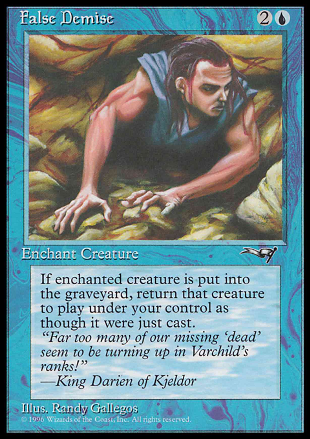 False Demise (Cave-in) magic card front