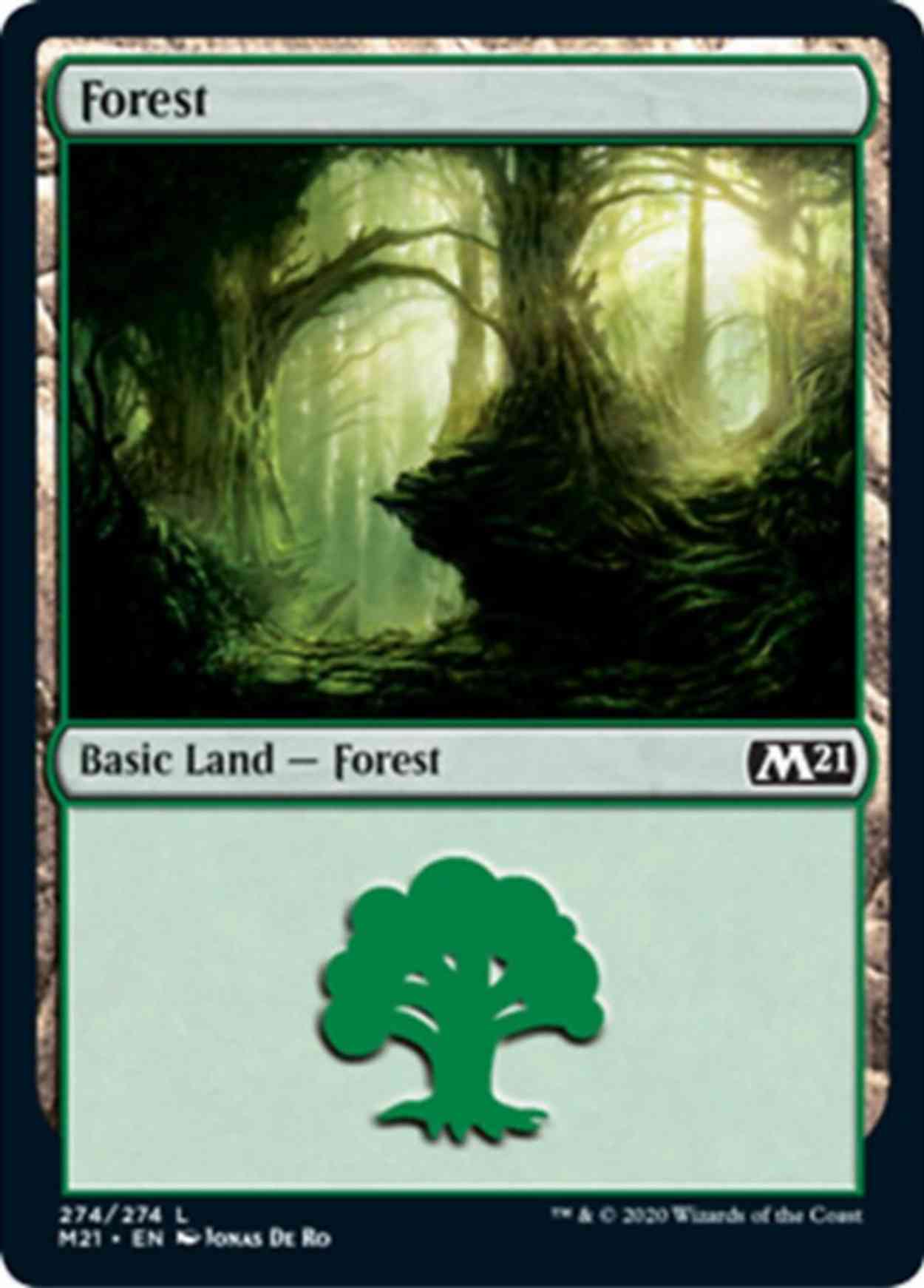 Forest (274) magic card front