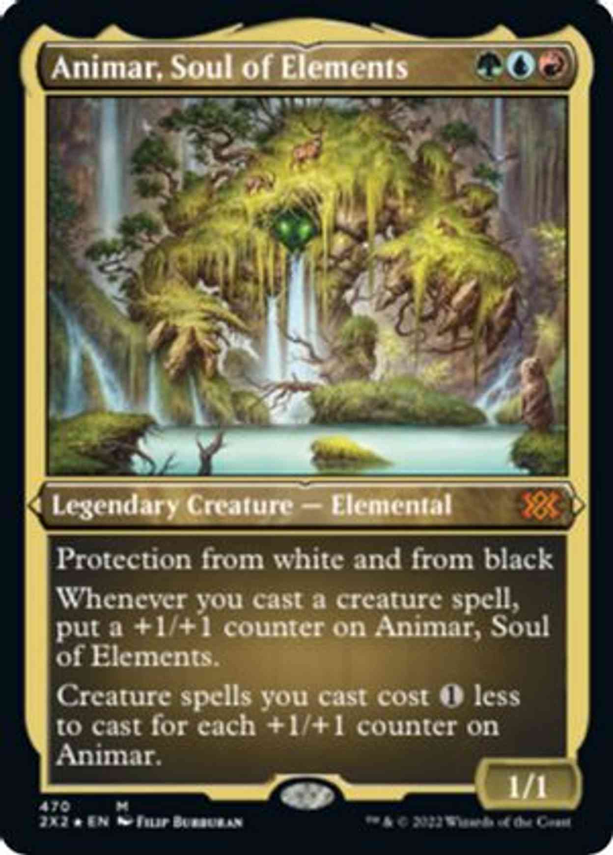 Animar, Soul of Elements (Foil Etched) magic card front