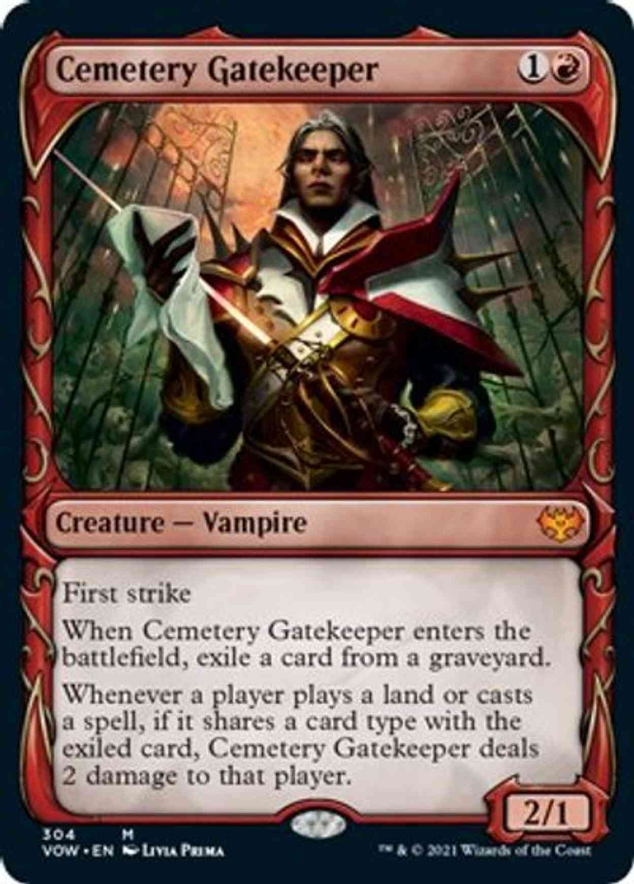 Cemetery Gatekeeper (Showcase) magic card front