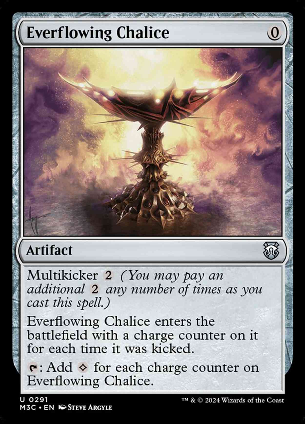 Everflowing Chalice magic card front