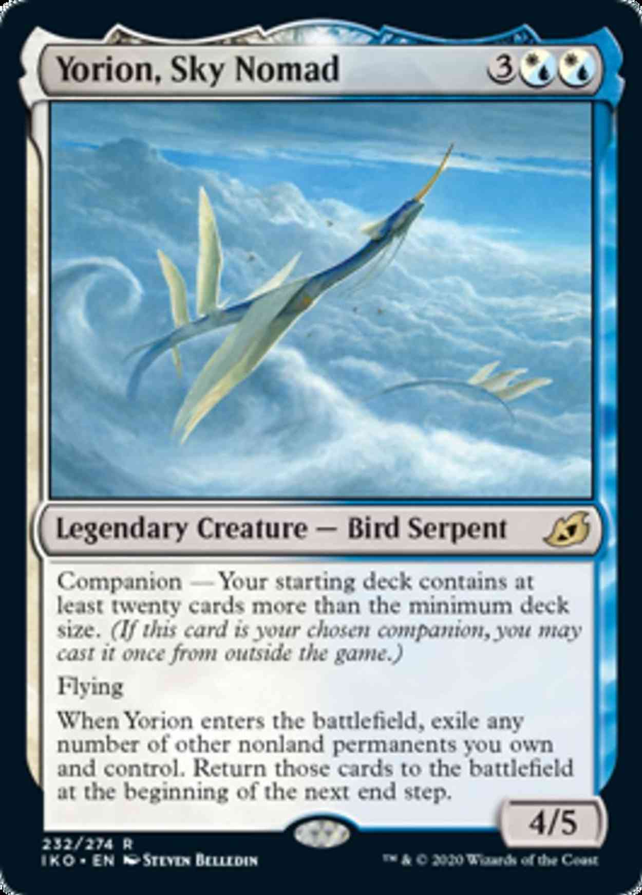 Yorion, Sky Nomad magic card front