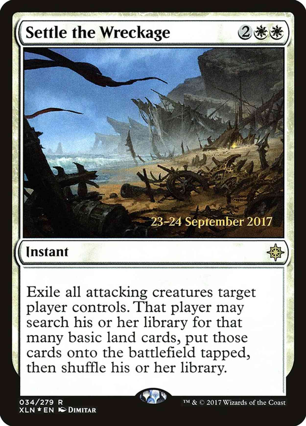Settle the Wreckage magic card front