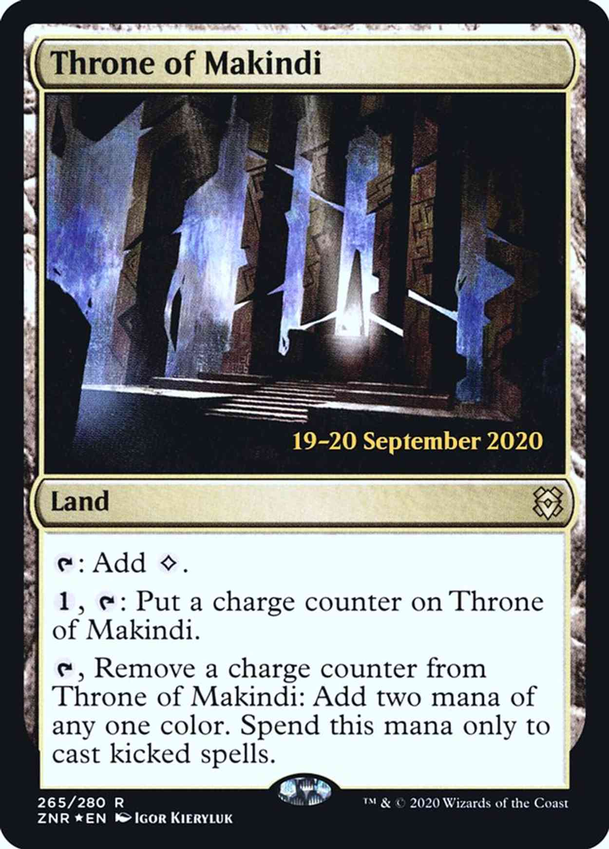 Throne of Makindi magic card front