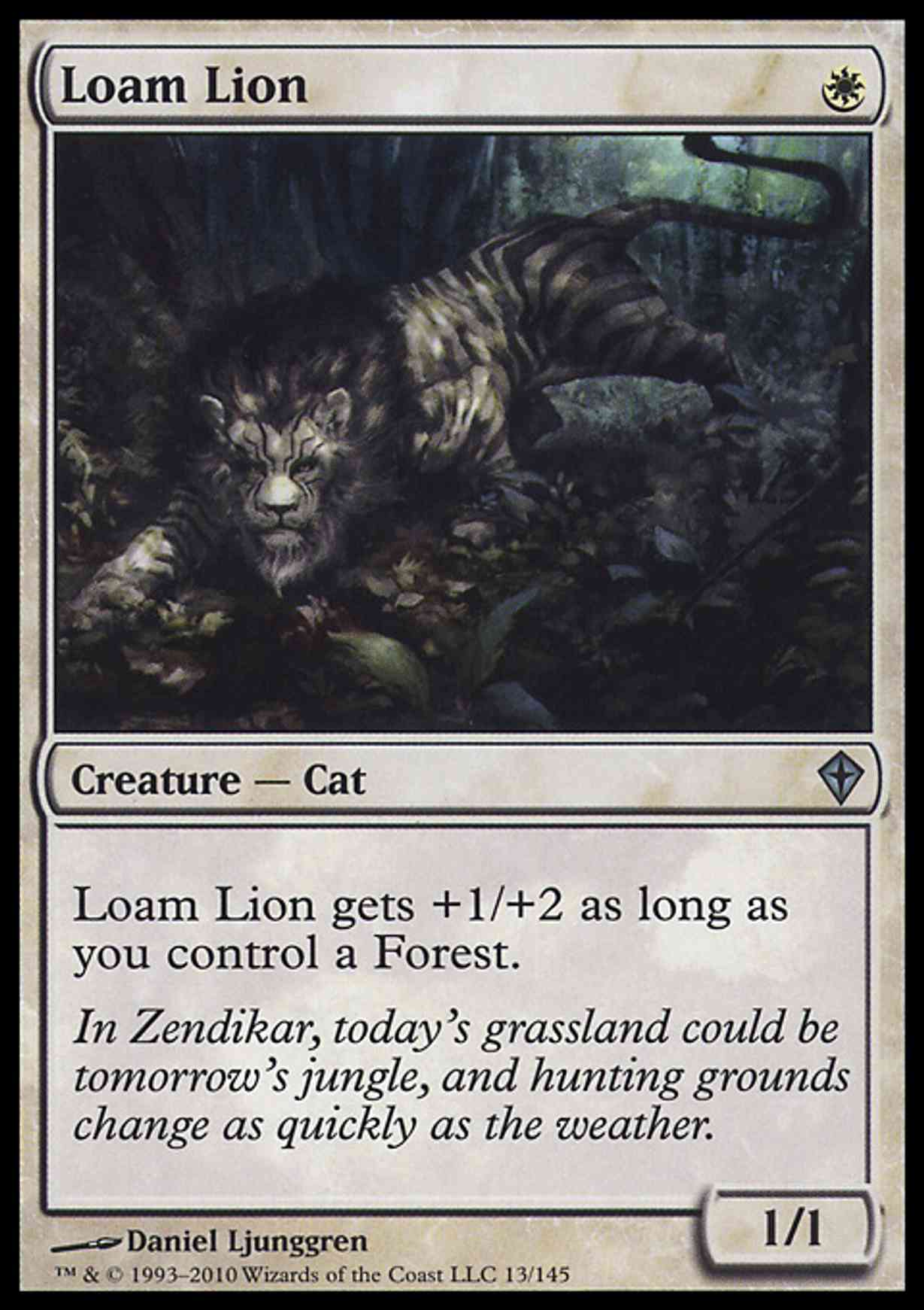 Loam Lion magic card front