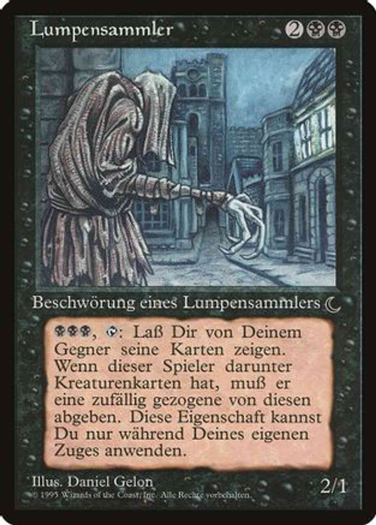Rag Man (German) - "Lumpensammler" magic card front