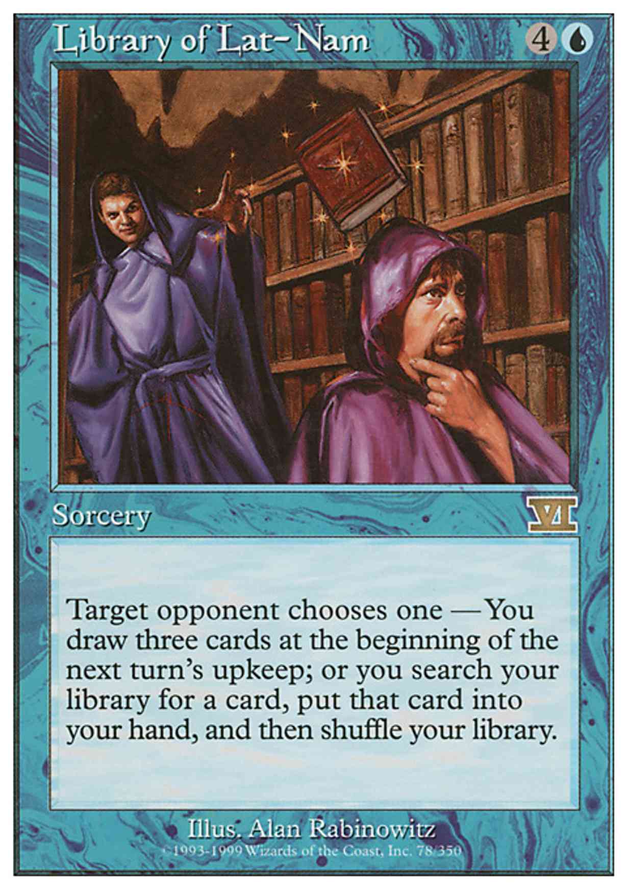 Library of Lat-Nam magic card front