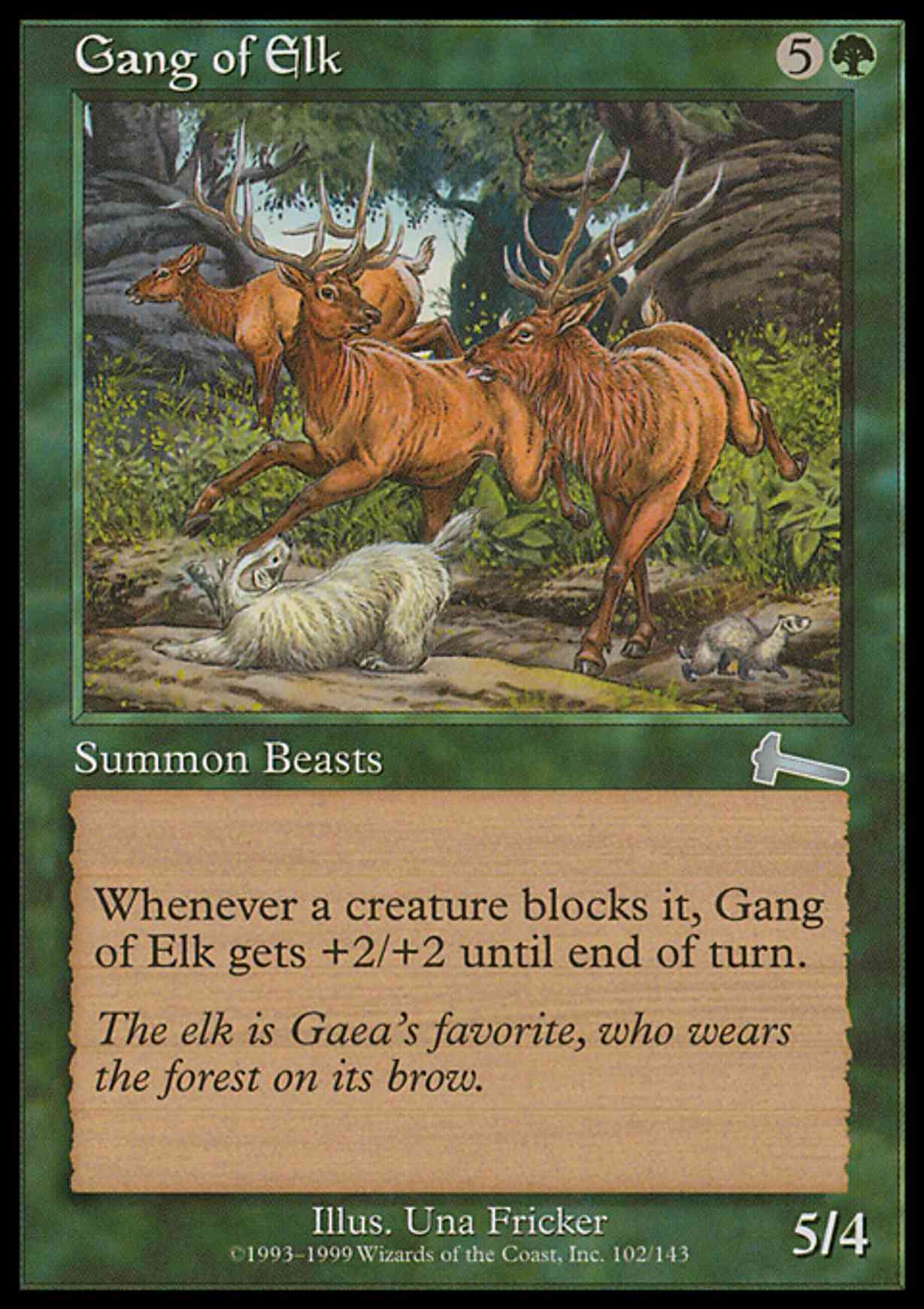 Gang of Elk magic card front