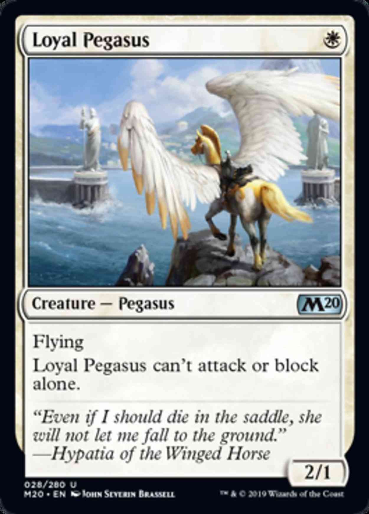 Loyal Pegasus magic card front