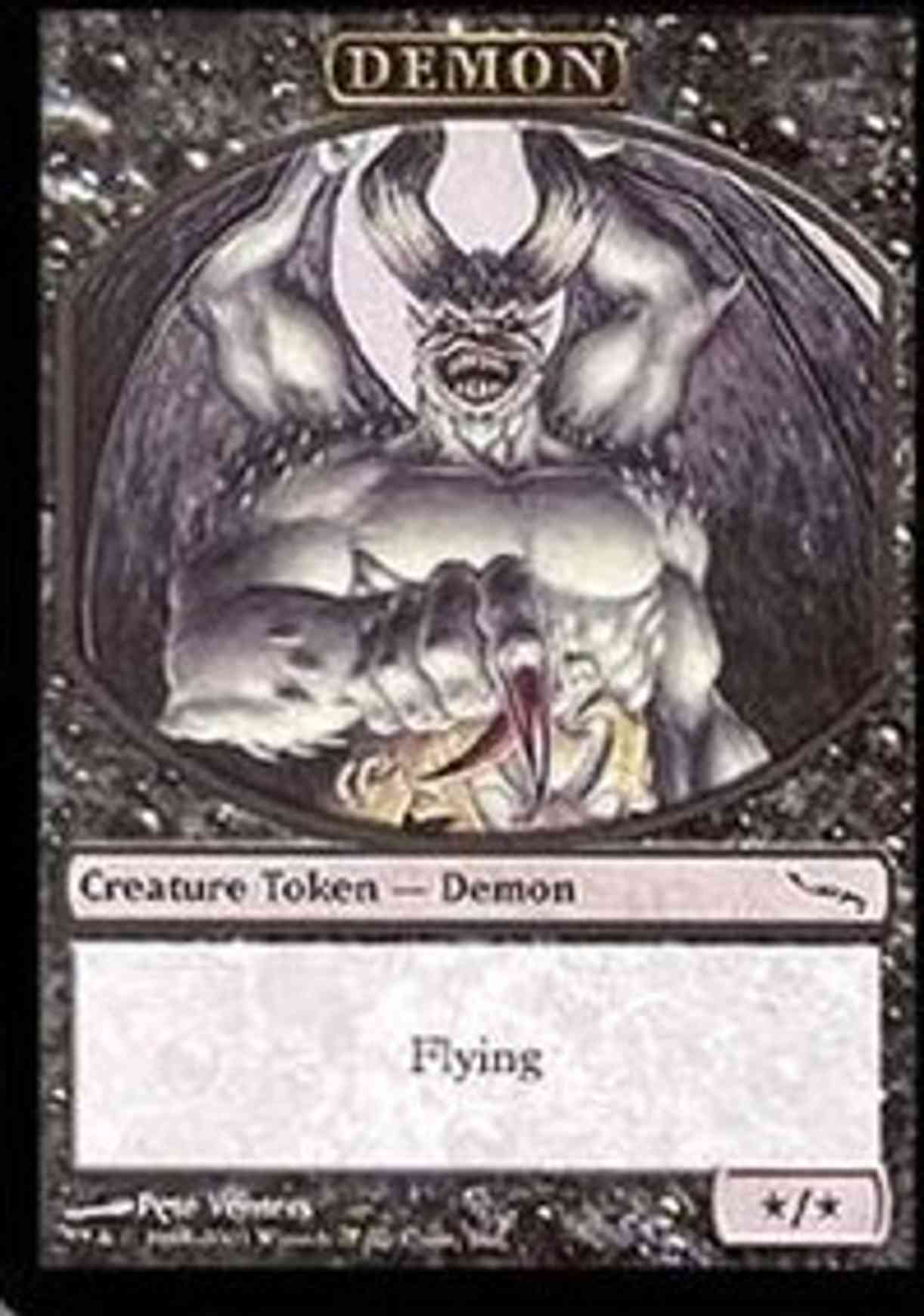 Demon Token (Mirrodin) magic card front