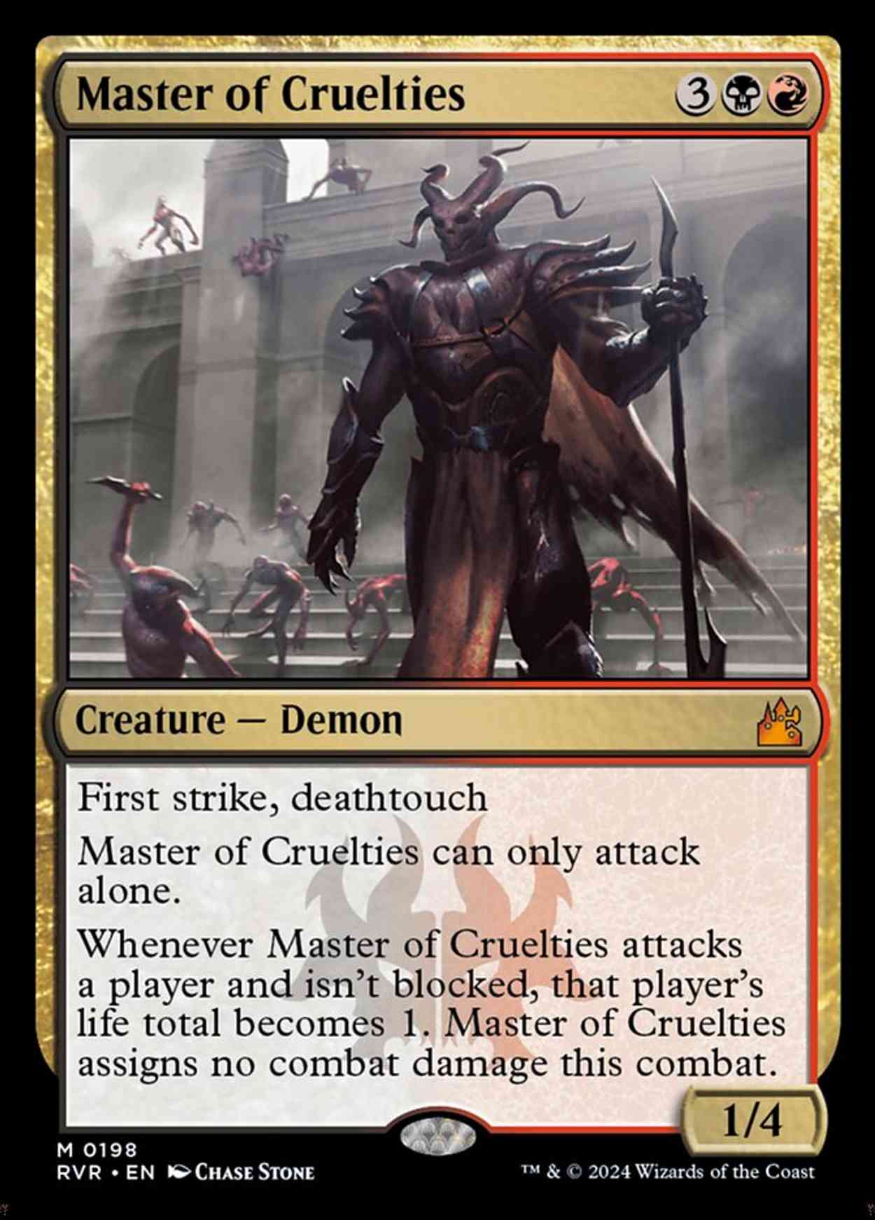 Master of Cruelties magic card front