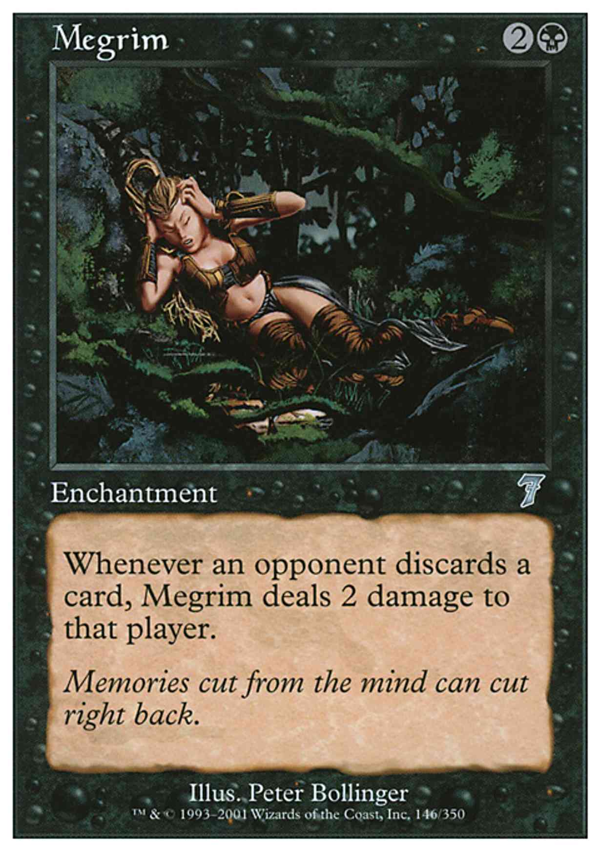 Megrim magic card front