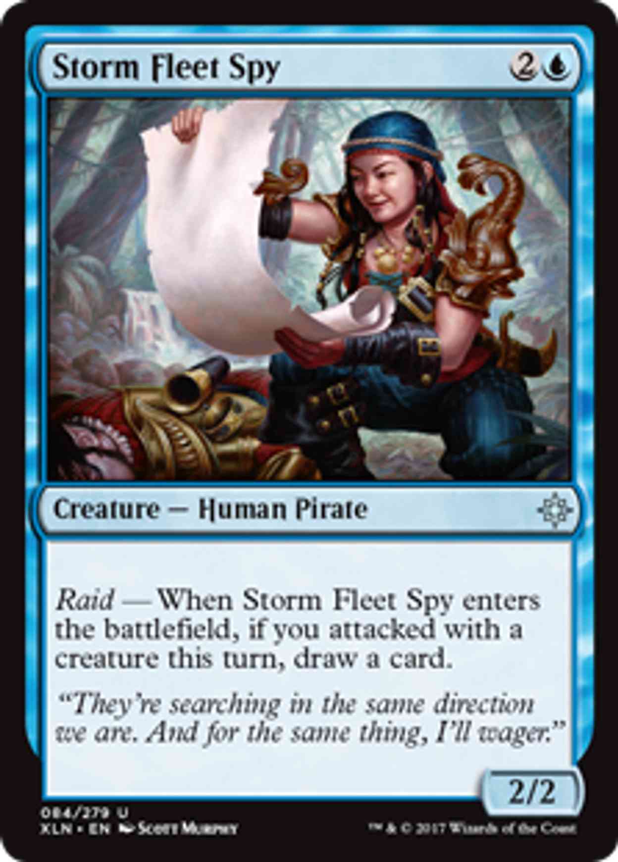 Storm Fleet Spy magic card front