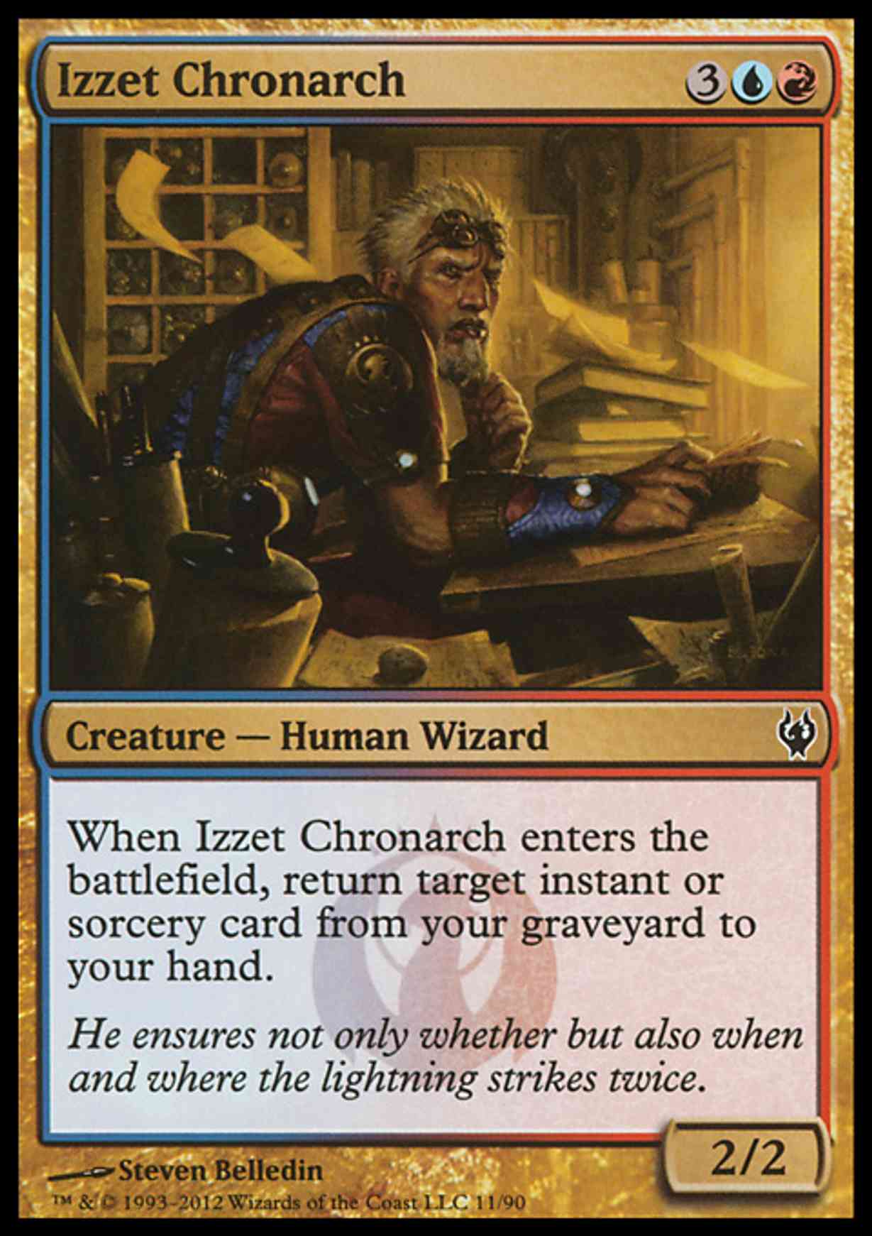 Izzet Chronarch magic card front