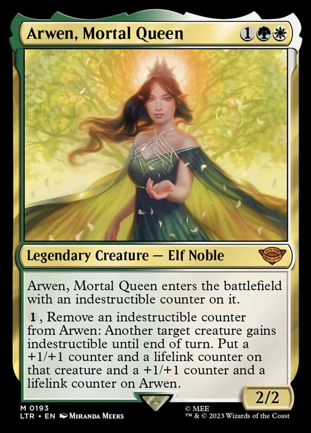 Arwen, Mortal Queen magic card front