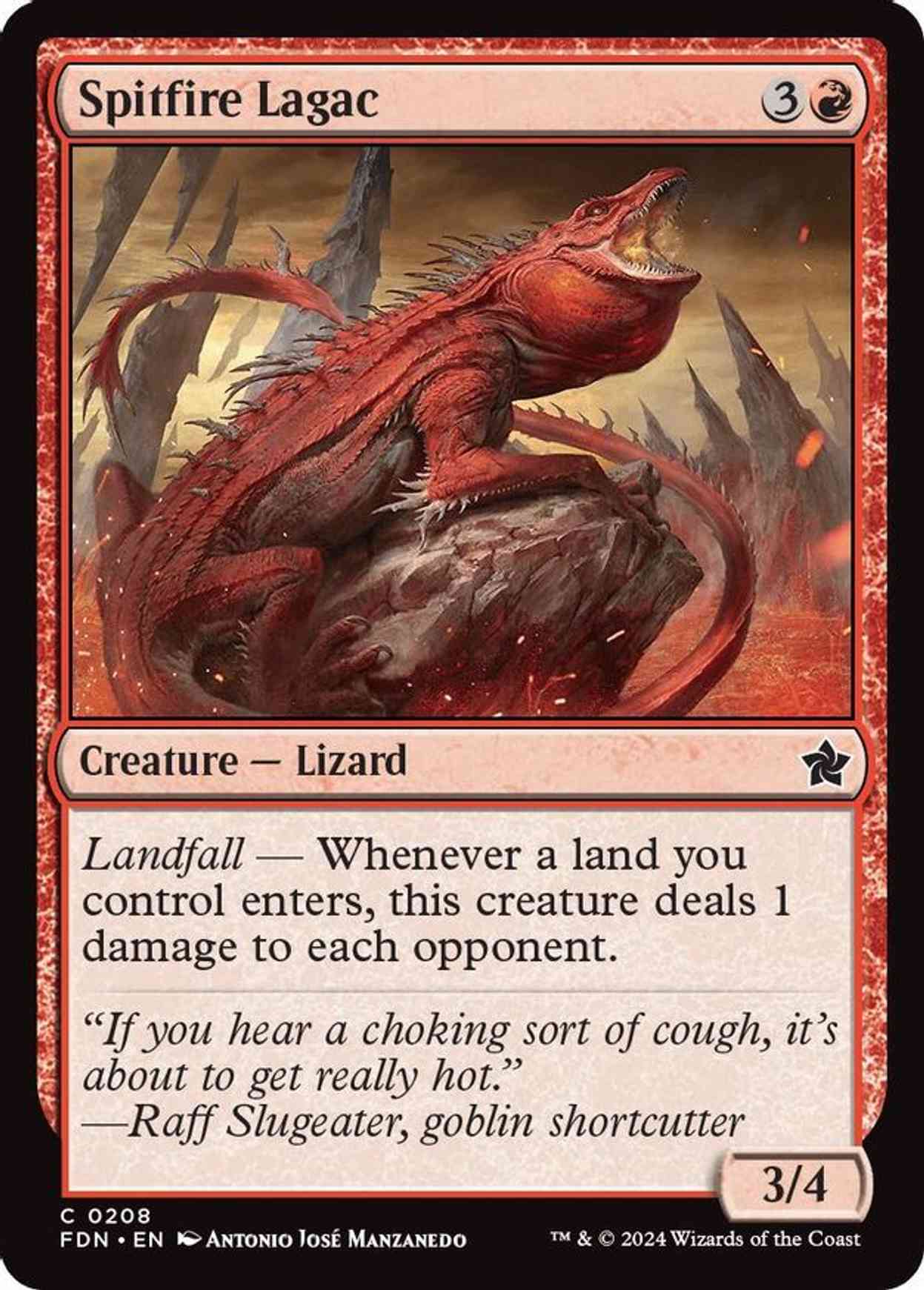 Spitfire Lagac magic card front