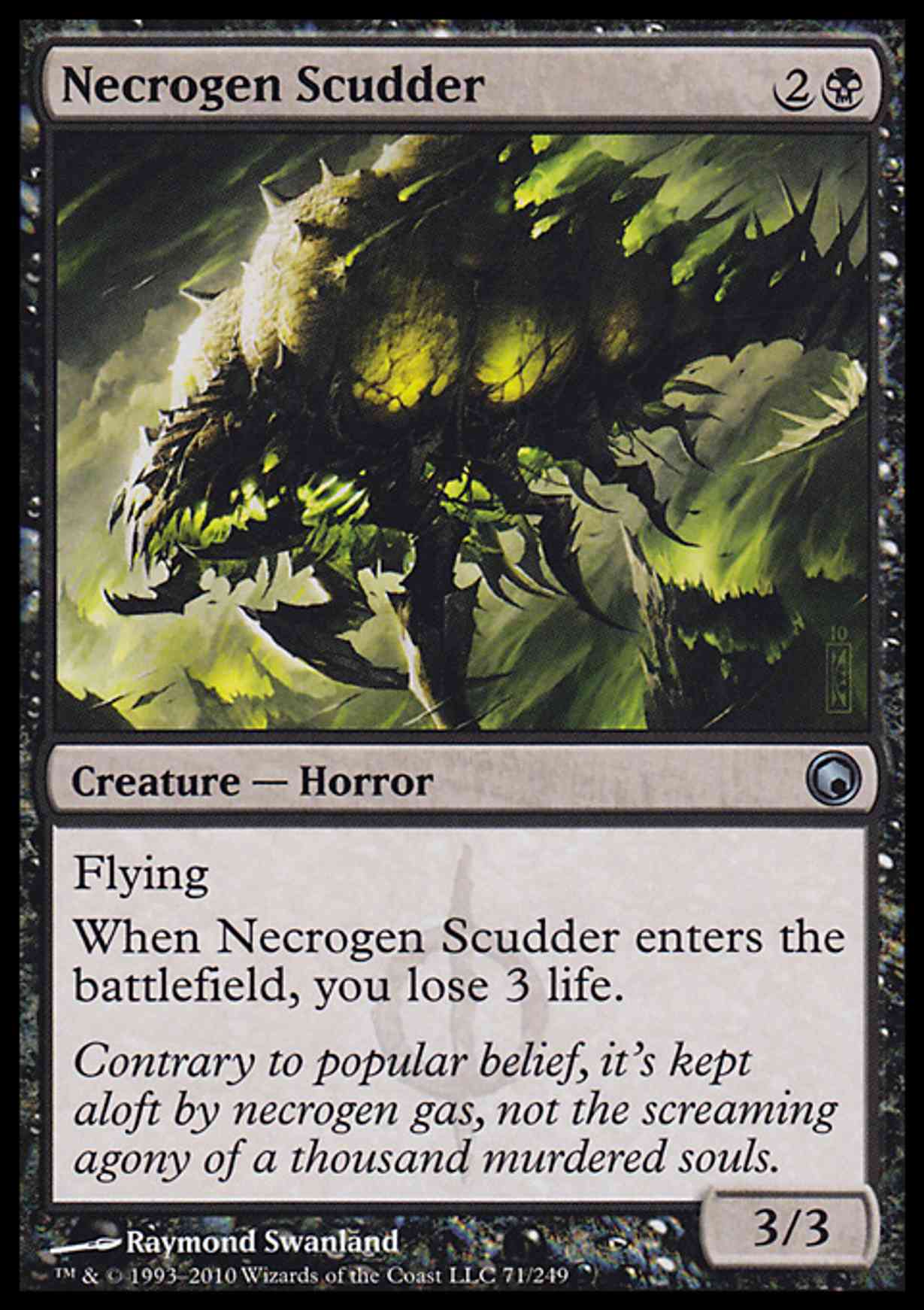 Necrogen Scudder magic card front