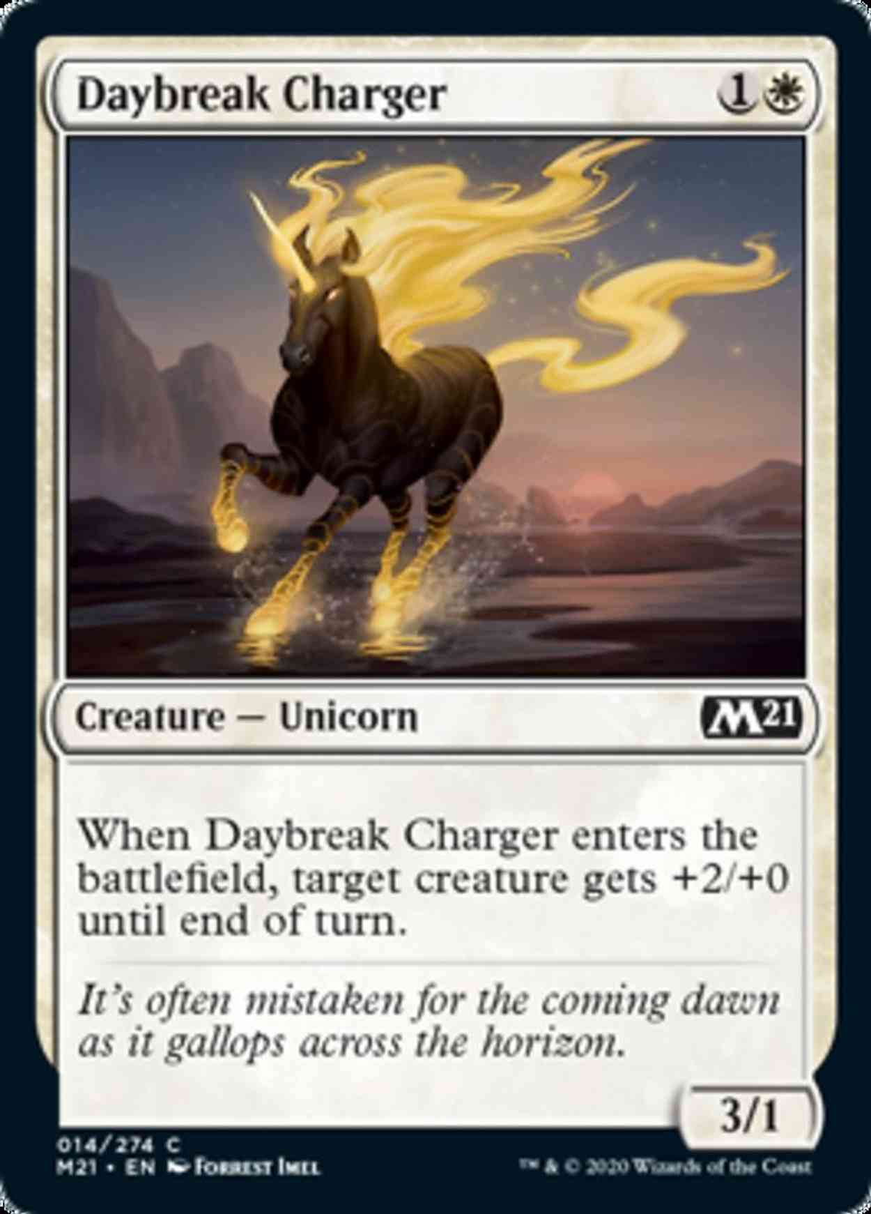 Daybreak Charger magic card front