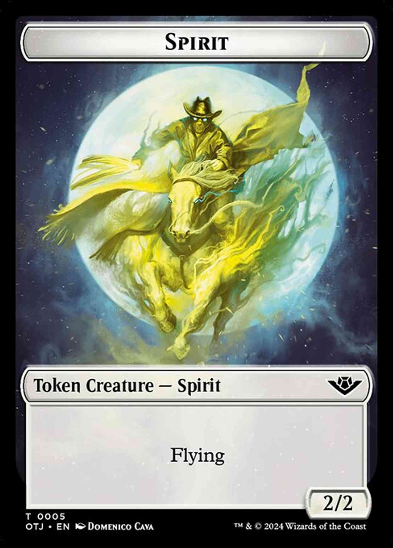 Spirit // Plot Double-Sided Token magic card front