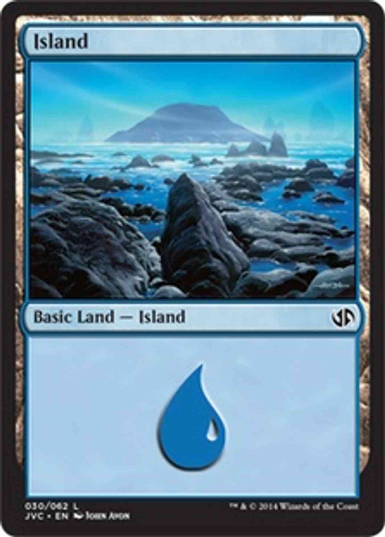 Island (30) (Jace vs. Chandra) magic card front