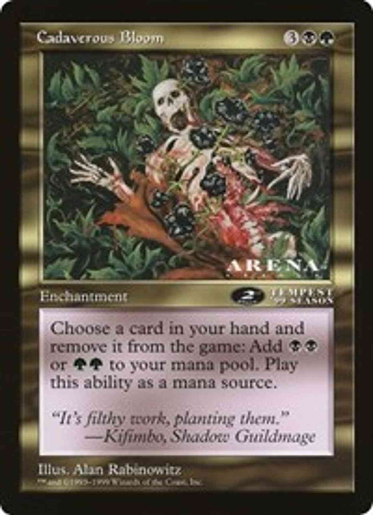 Cadaverous Bloom (Oversized) magic card front