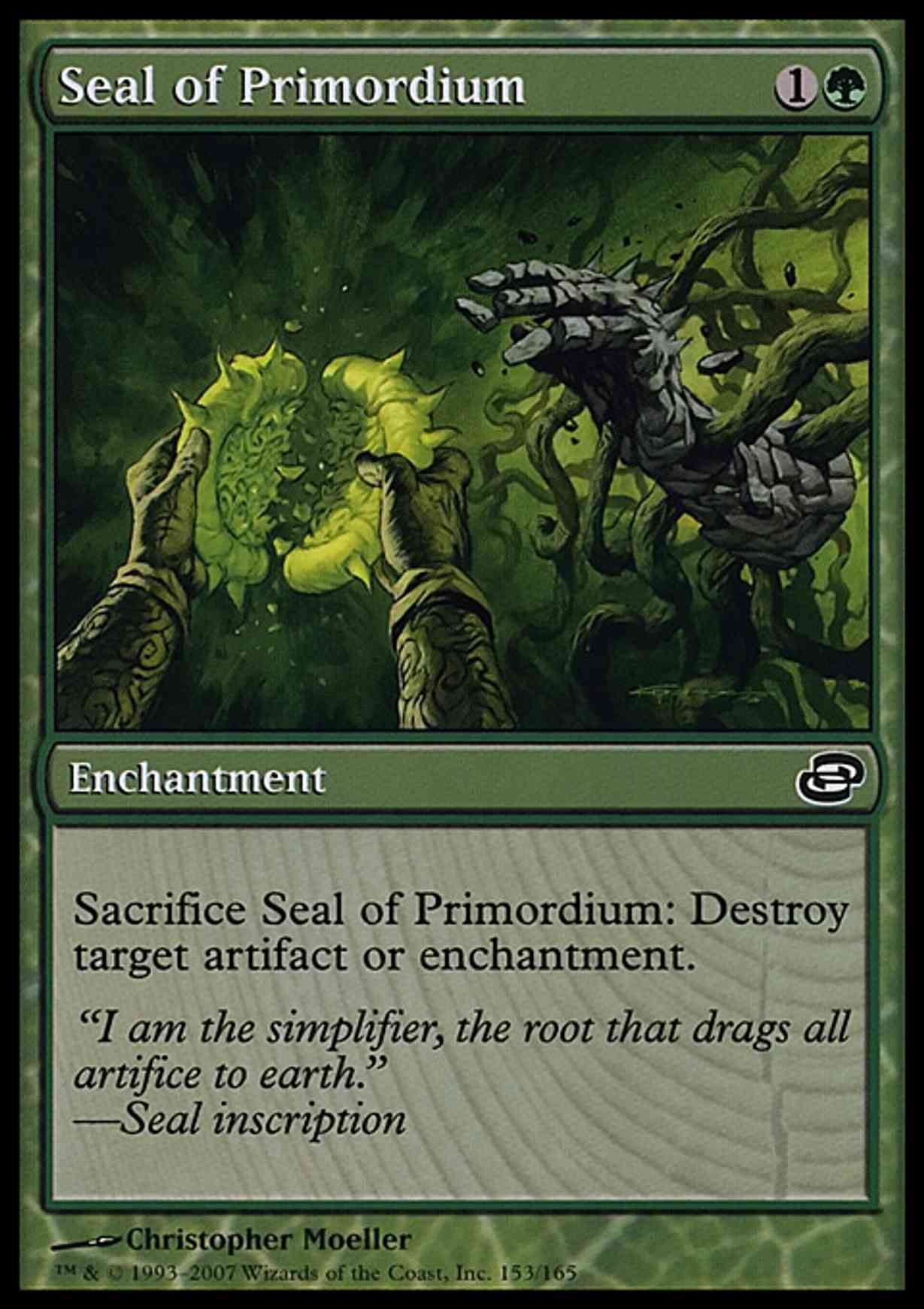 Seal of Primordium magic card front