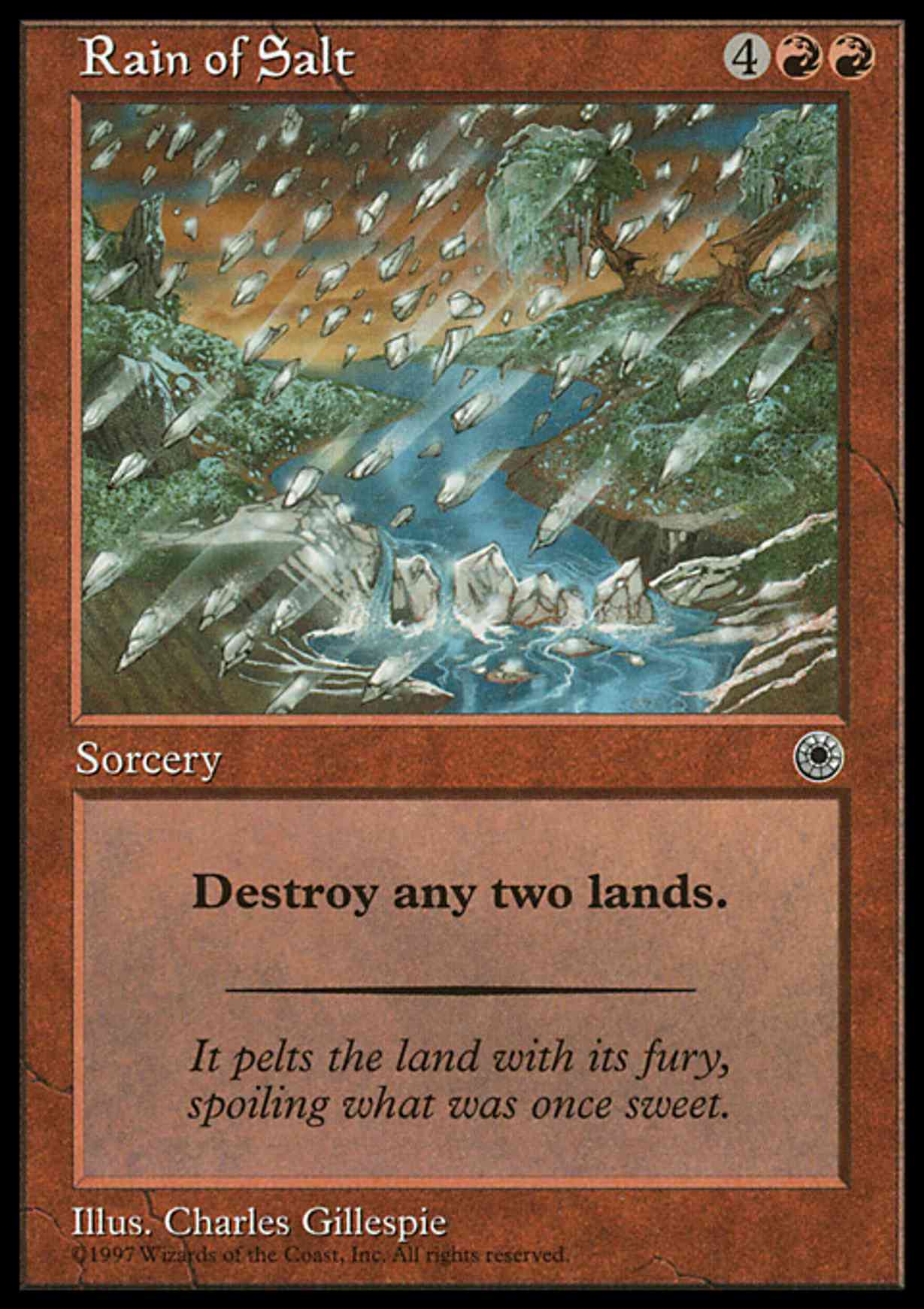 Rain of Salt magic card front