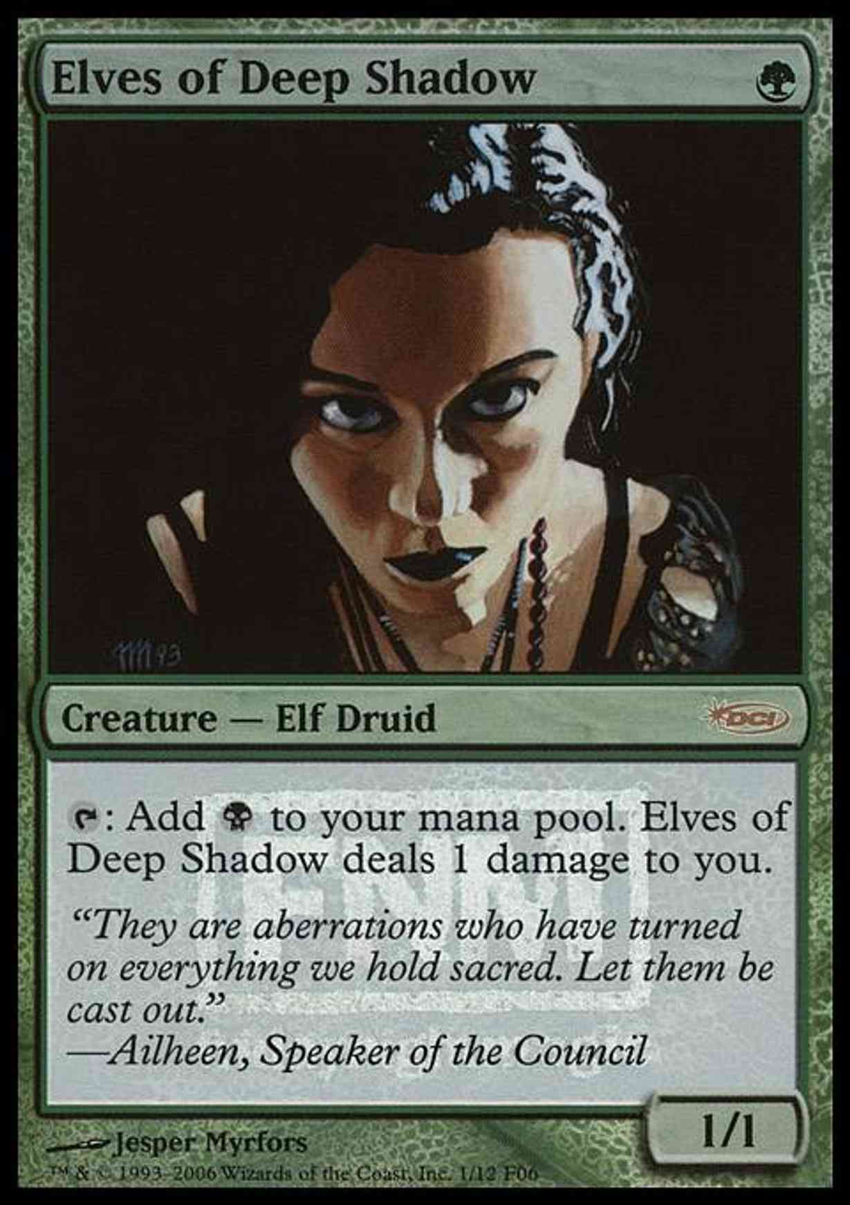 Elves of Deep Shadow magic card front