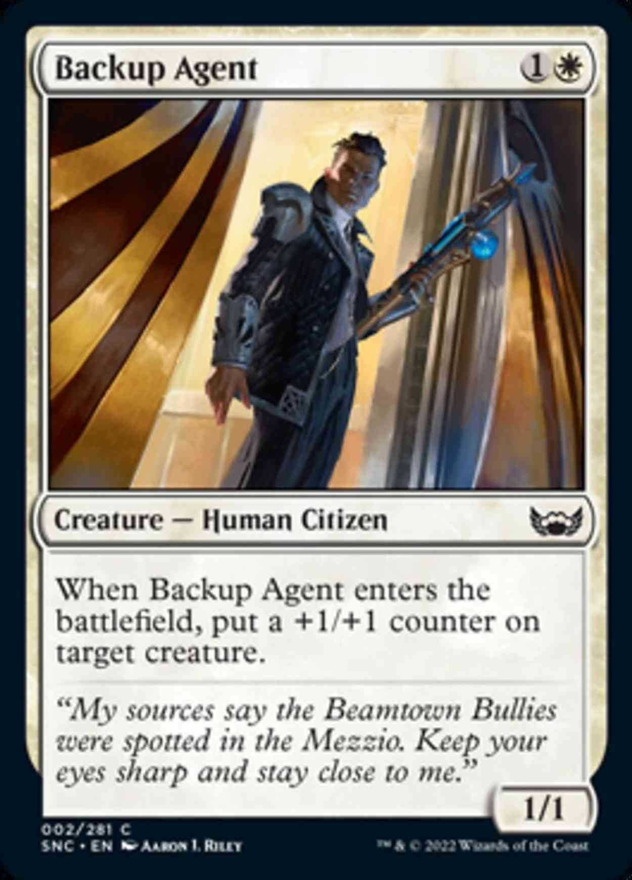 Backup Agent magic card front