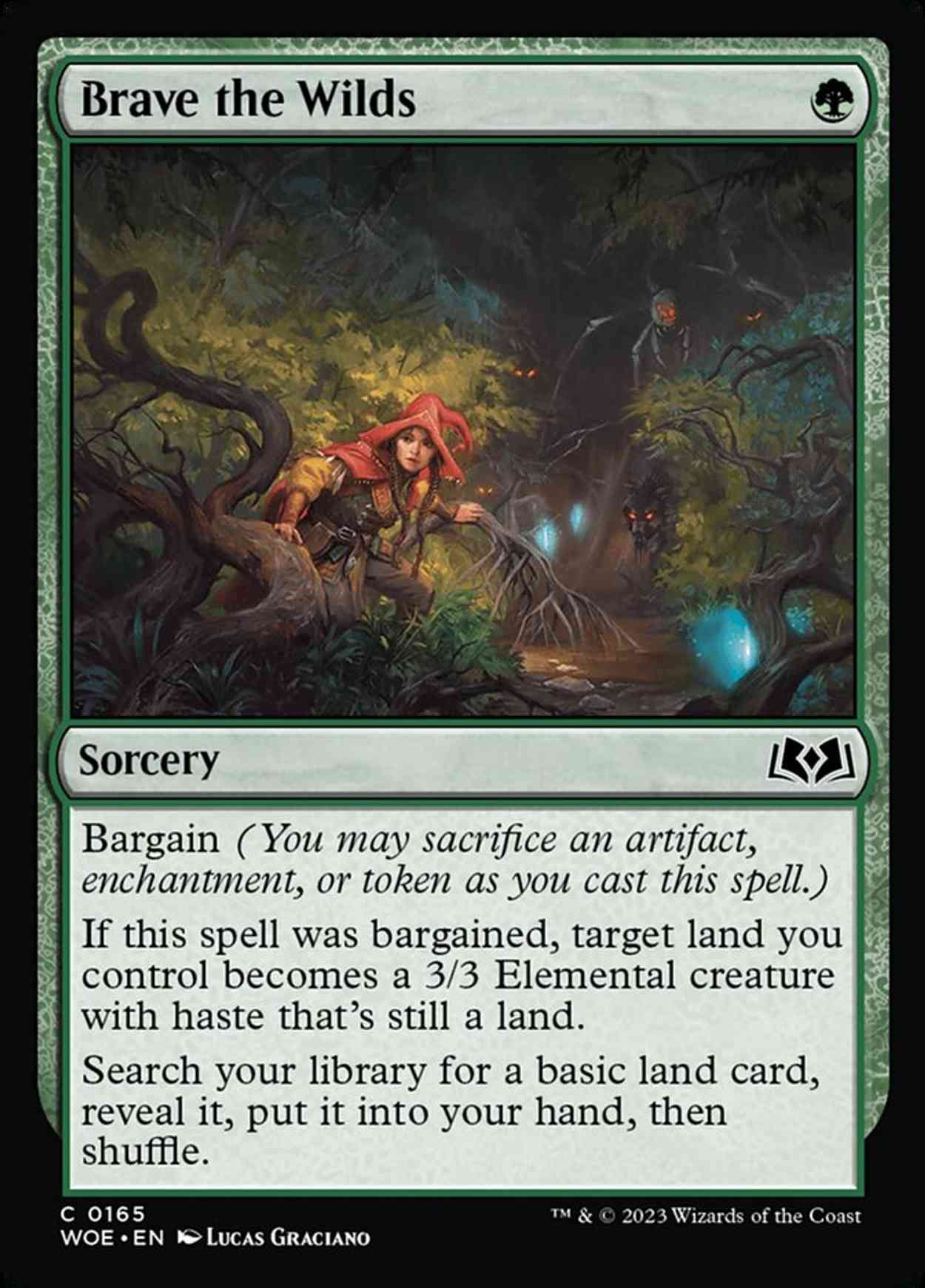 Brave the Wilds magic card front