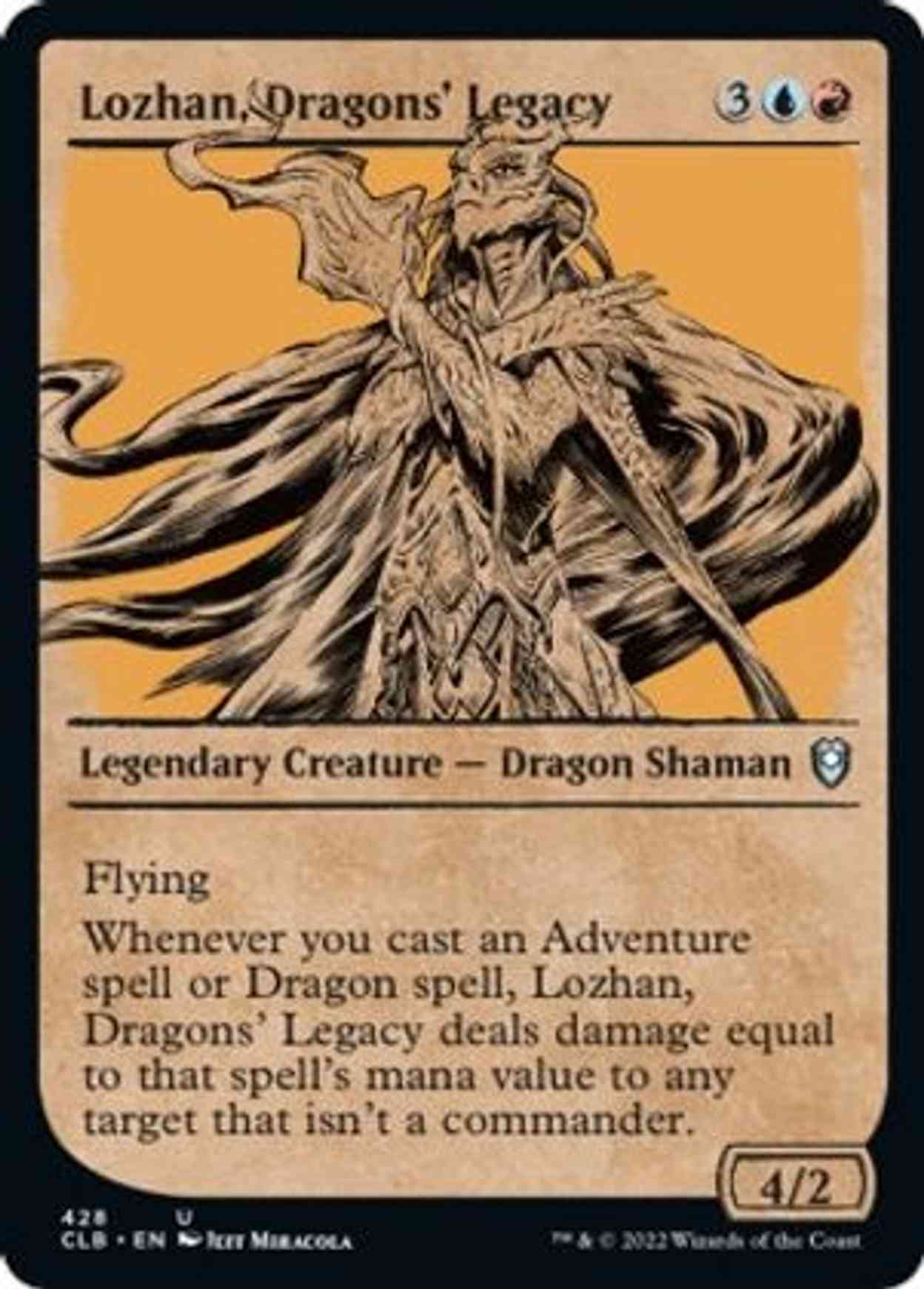 Lozhan, Dragons' Legacy (Showcase) magic card front