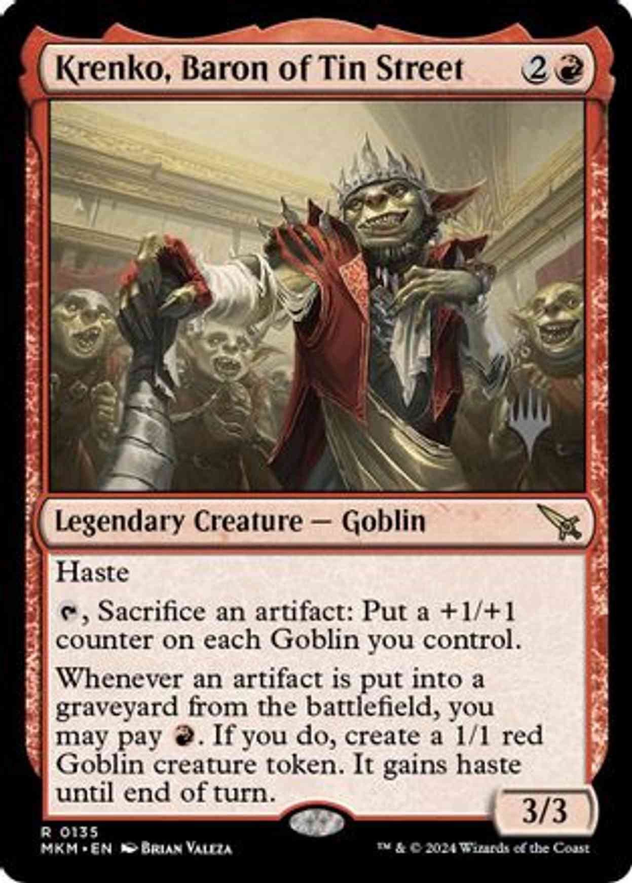 Krenko, Baron of Tin Street magic card front