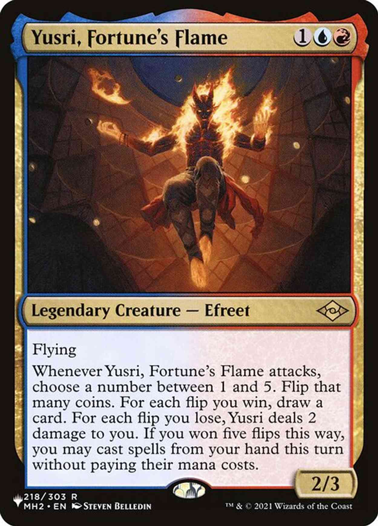 Yusri, Fortune's Flame magic card front